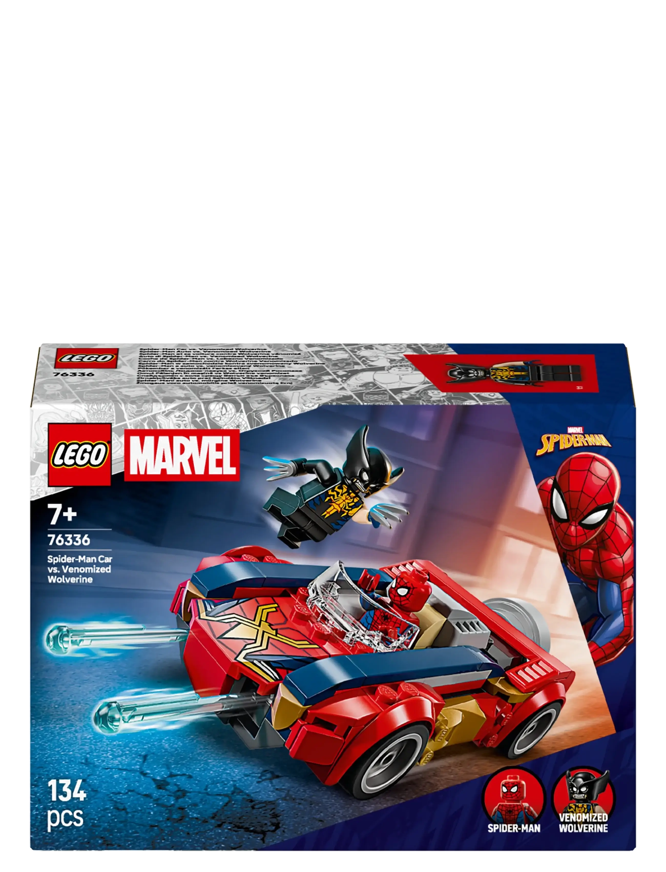 LEGO - Marvel Spider-Man Car vs. Venomized Wolverine 76336 - lego super heroes - multi - 5