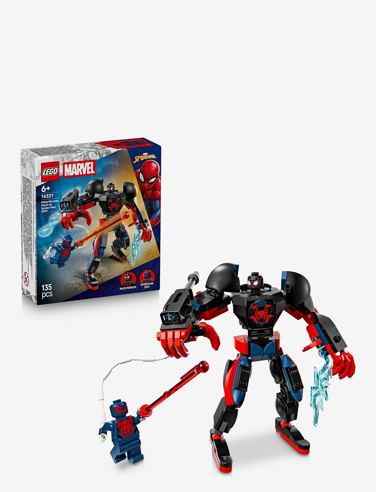 LEGO | Marvel Miles Morales Mech Vs. Spider-Man 2099 - 76337 | ONE SIZE