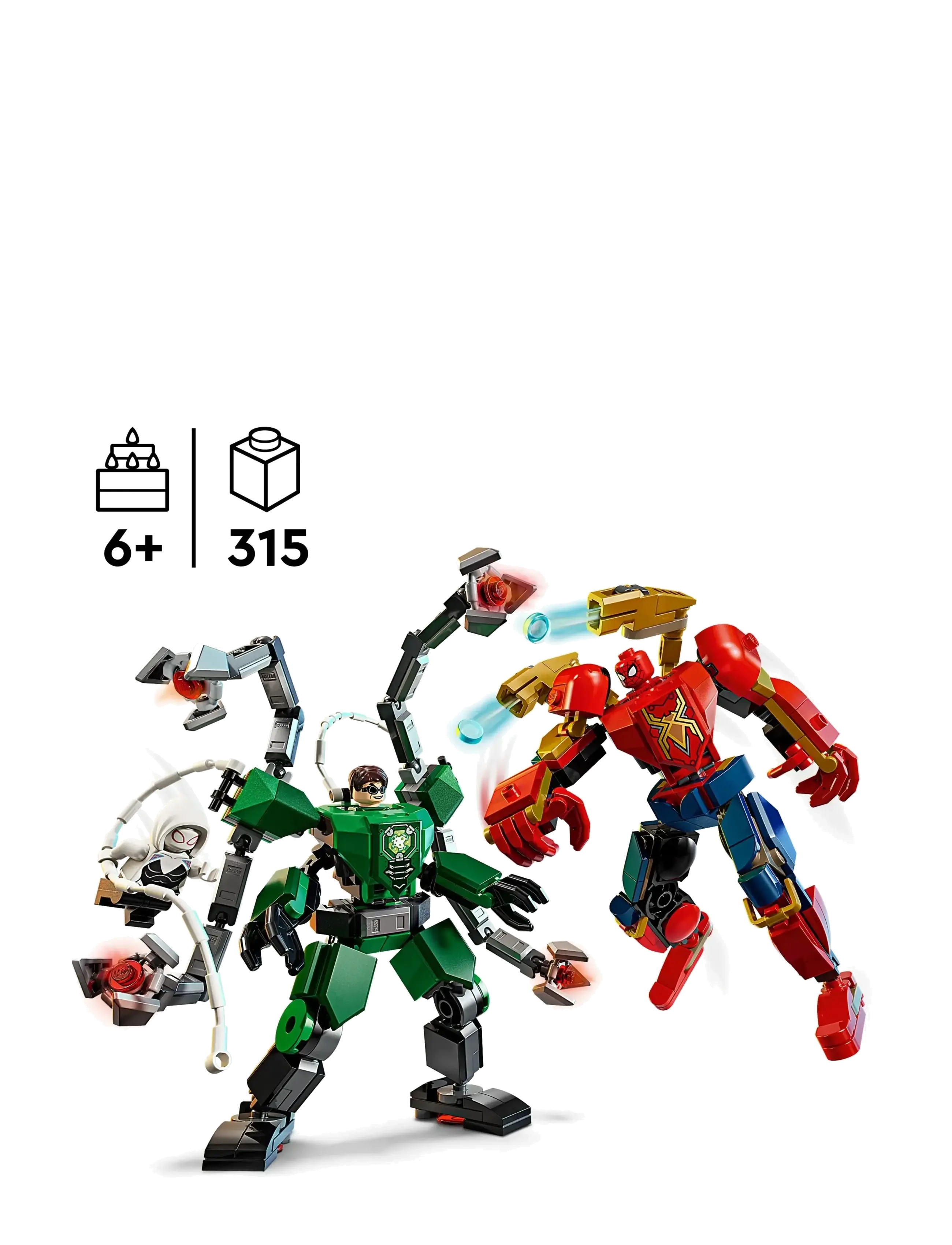 LEGO - Robotkamp: Spider-Man mot Doc Ock 76338 - lego super heroes - multi - 1