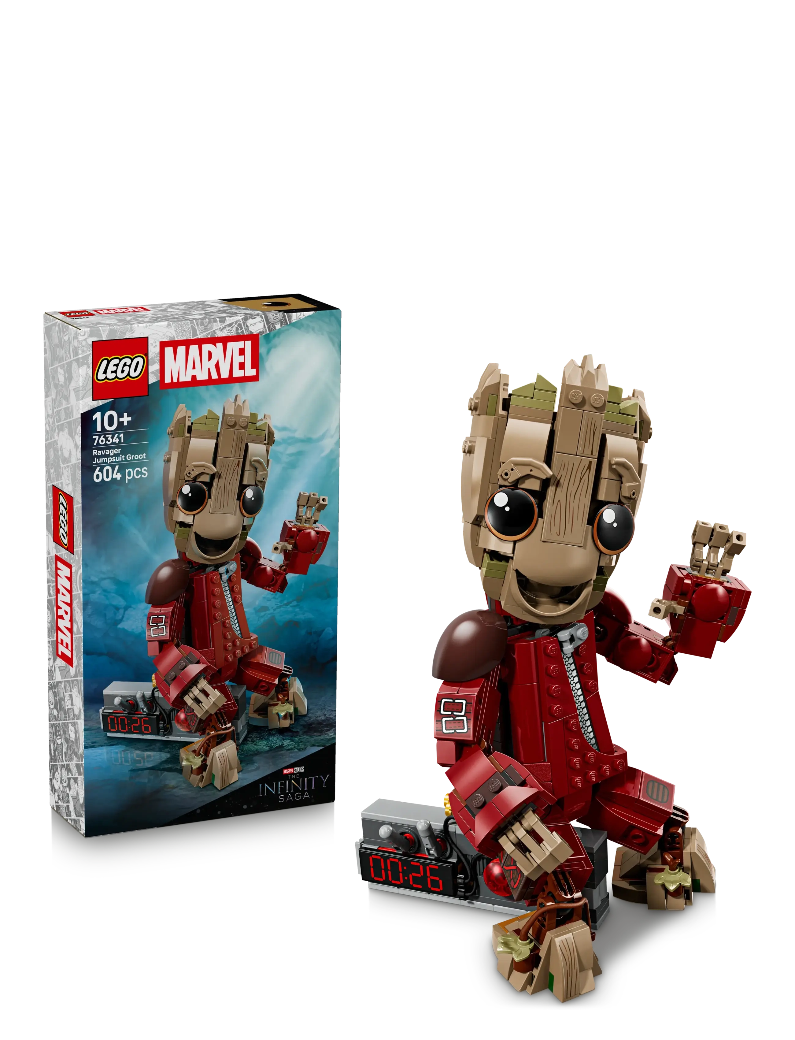 LEGO Marvel Ravager Jumpsuit Groot Building Toy 76341 - LEGO Super Heroes - MULTI / brown