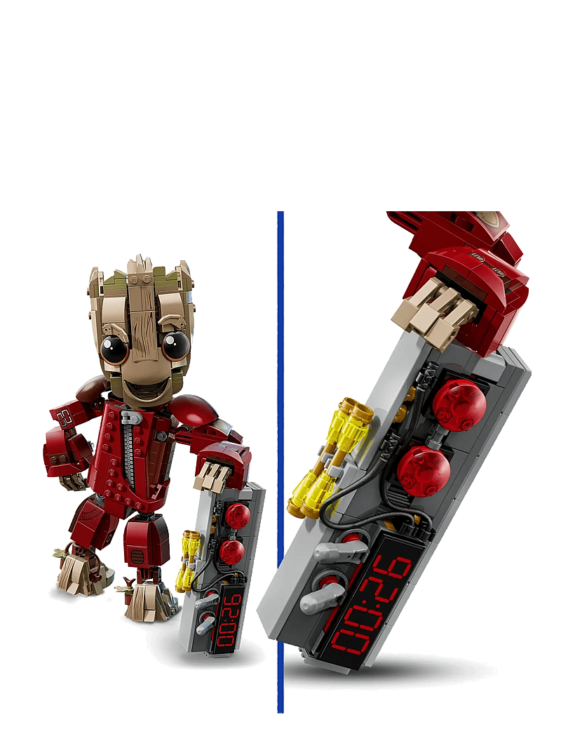 LEGO - Marvel Ravager Jumpsuit Groot Building Toy 76341 - lego super heroes - multi - 3