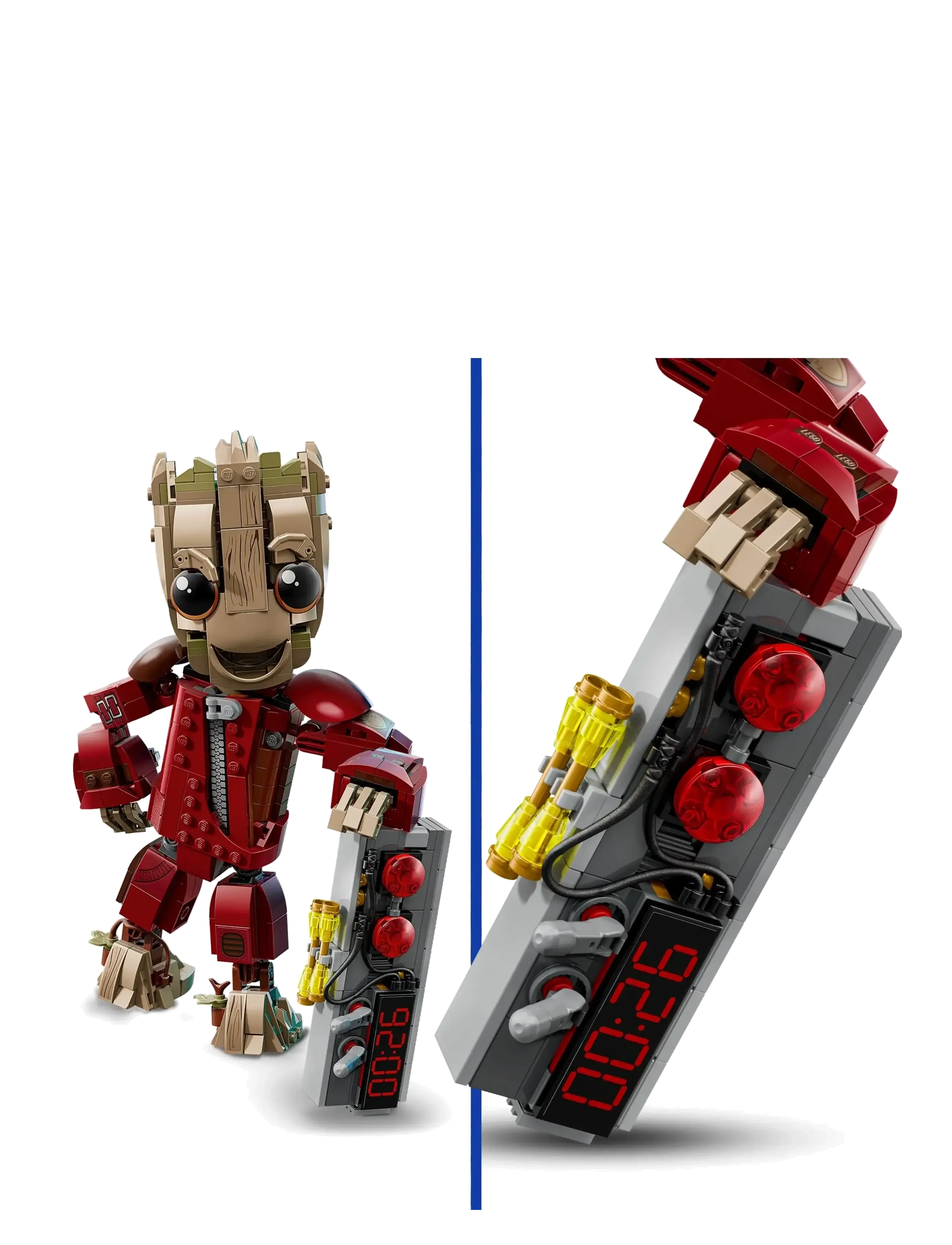 LEGO - Marvel Ravager Jumpsuit Groot Building Toy 76341 - lego super heroes - multi - 3