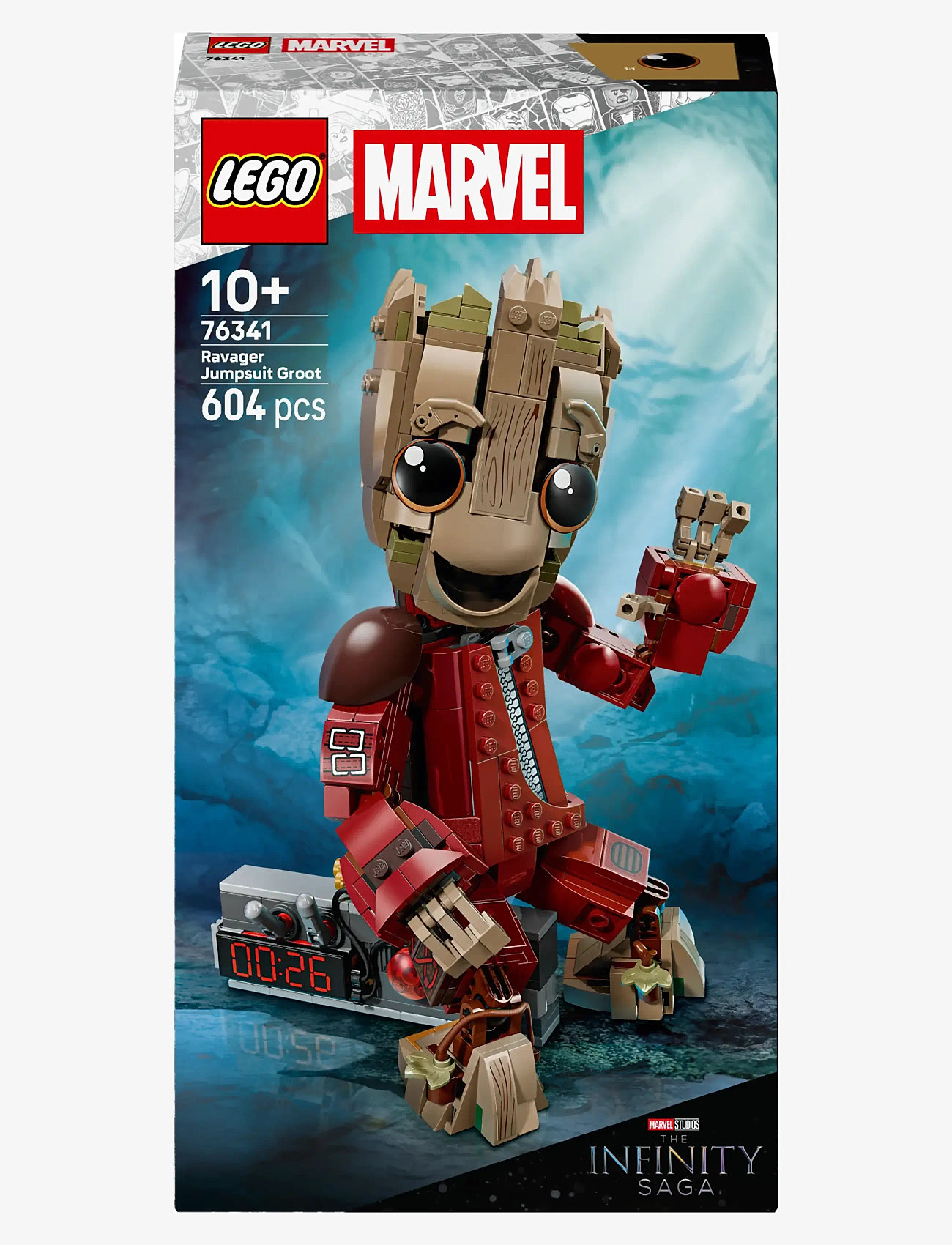 LEGO - Marvel Ravager Jumpsuit Groot Building Toy 76341 - lego super heroes - multi - 5