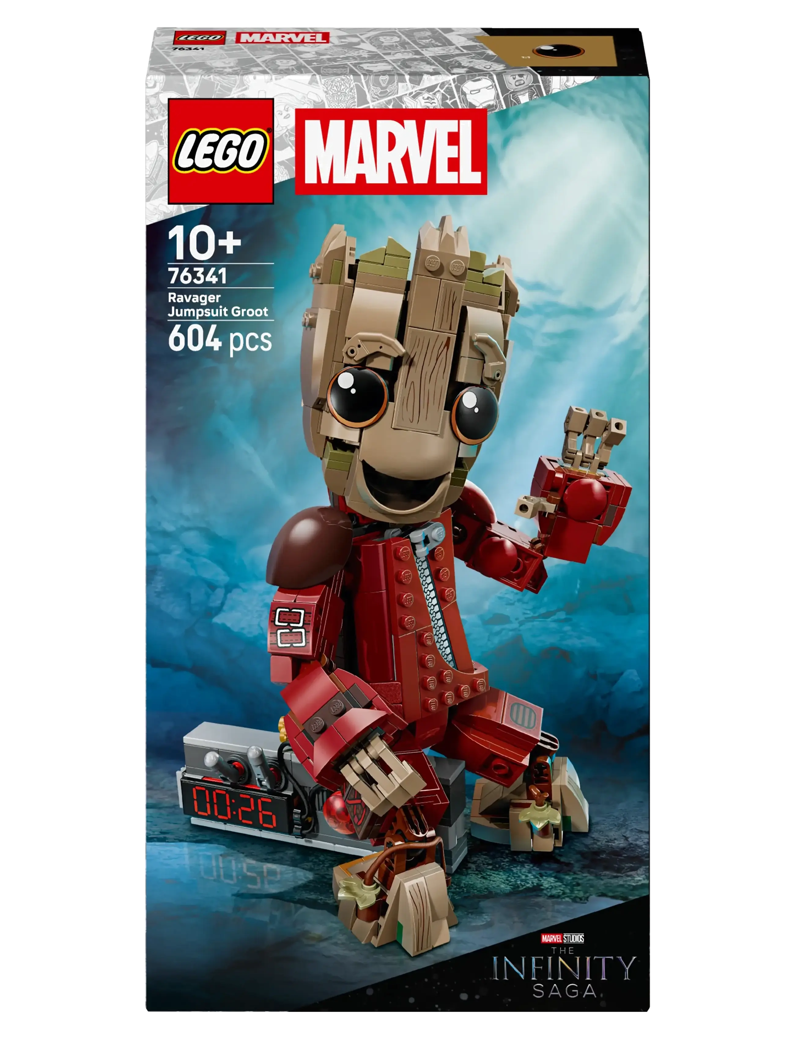 LEGO - Marvel Ravager Jumpsuit Groot Building Toy 76341 - lego super heroes - multi - 5