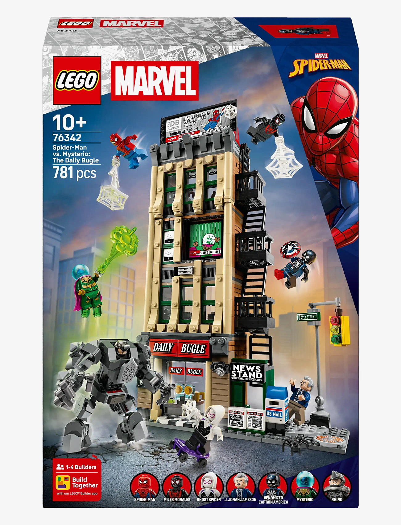 LEGO - Marvel Spider-Man vs. Mysterio: The Daily Bugle 76342 - lego super heroes - multi - 1