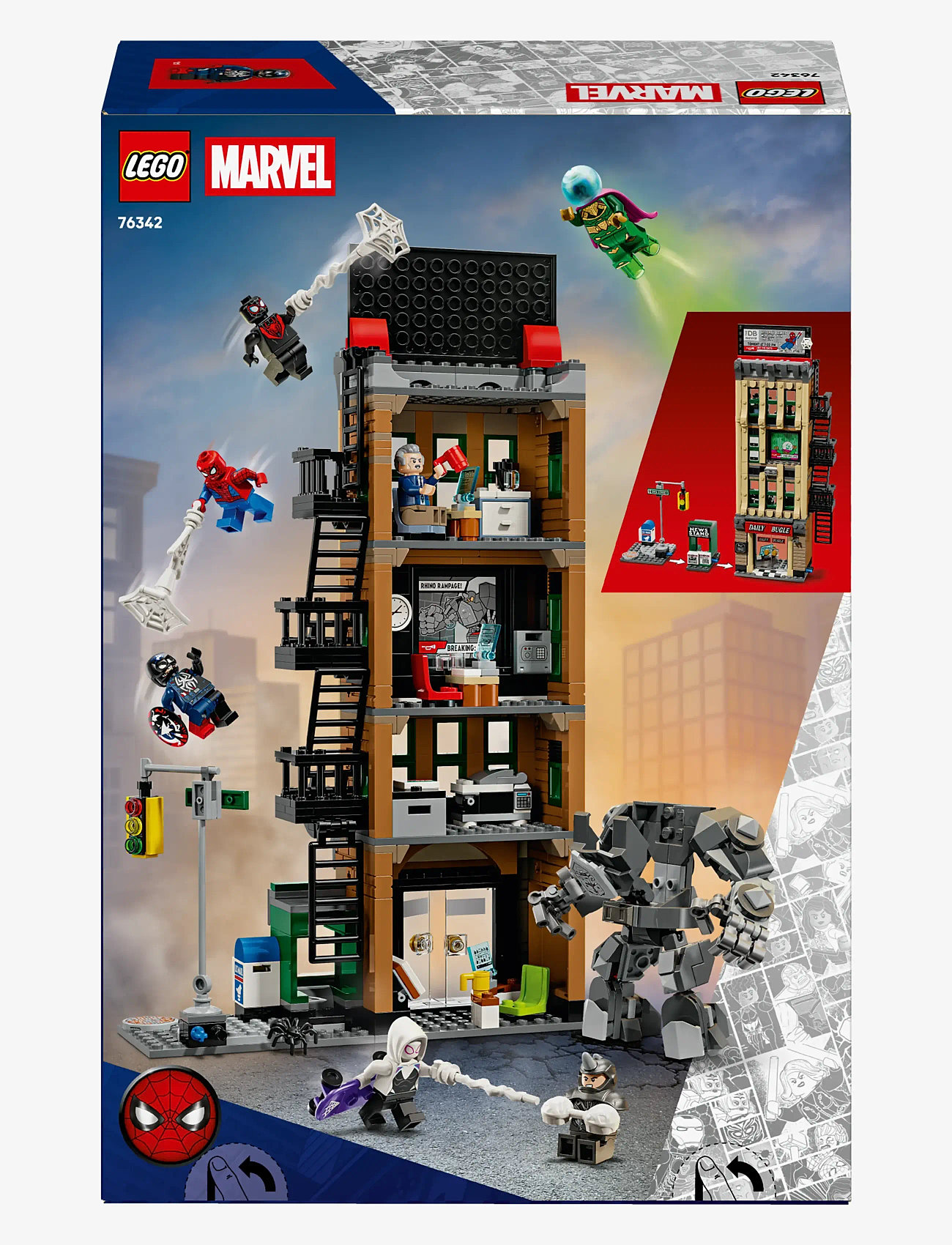 LEGO - Marvel Spider-Man vs. Mysterio: The Daily Bugle 76342 - lego super heroes - multi - 2