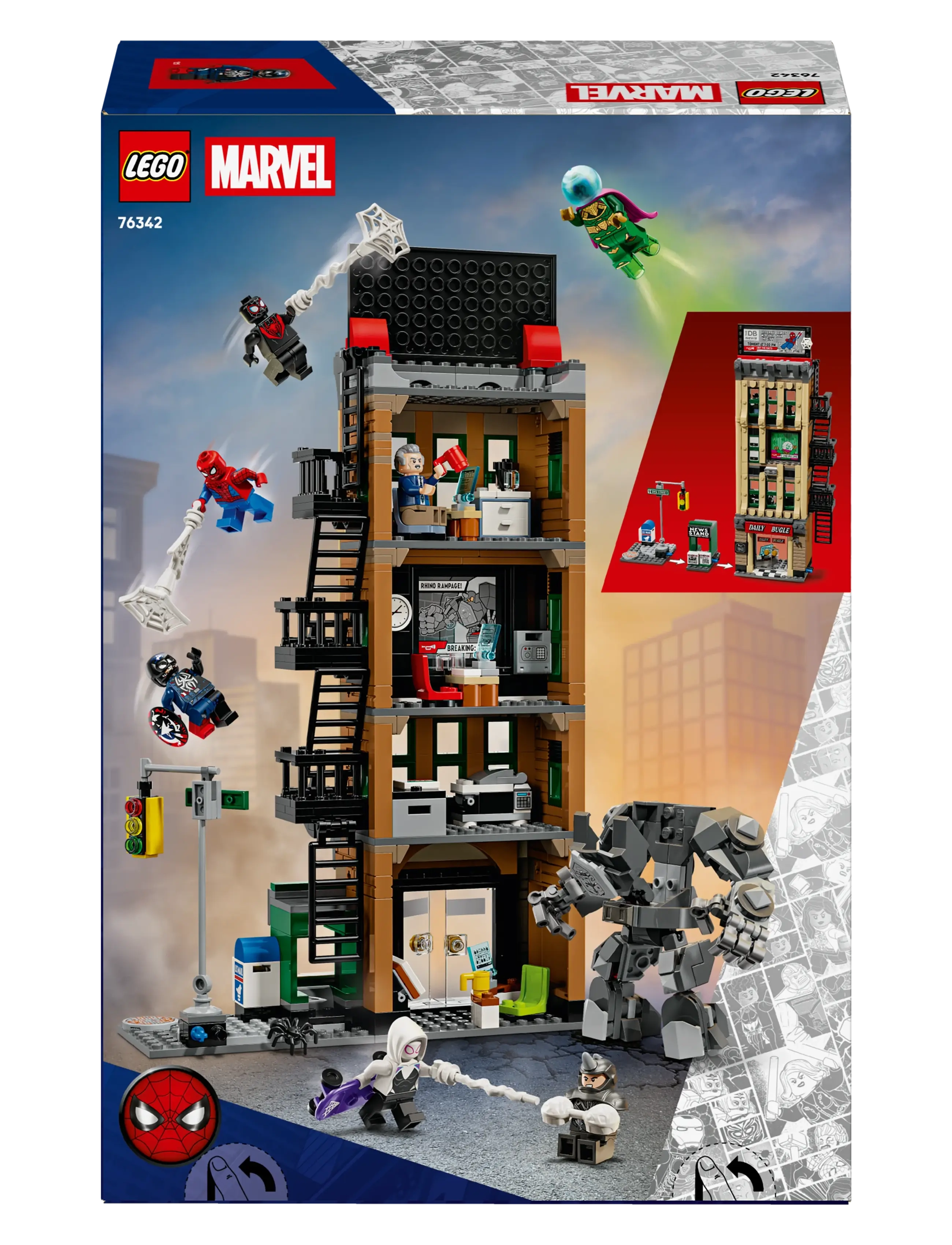 LEGO - Marvel Spider-Man vs. Mysterio: The Daily Bugle 76342 - lego super heroes - multi - 3