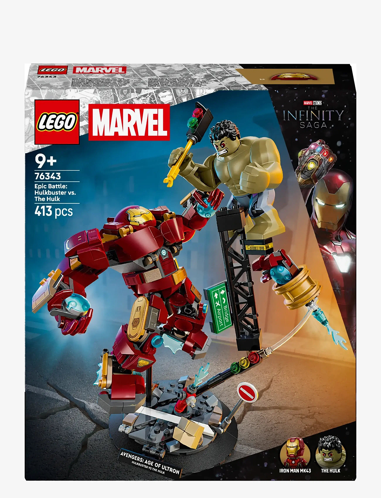 LEGO - Marvel Epic Battle: Hulkbuster vs. The Hulk 76343 - lego super heroes - multi - 5
