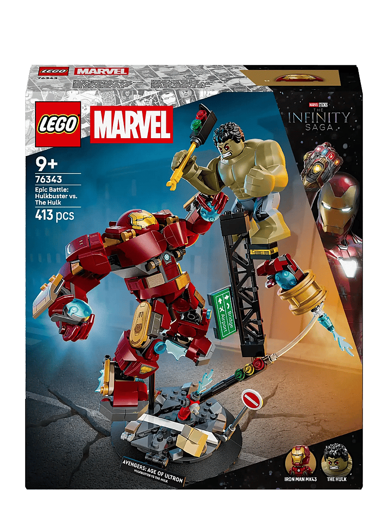 LEGO - Marvel Epic Battle: Hulkbuster vs. The Hulk 76343 - lego super heroes - multi - 5