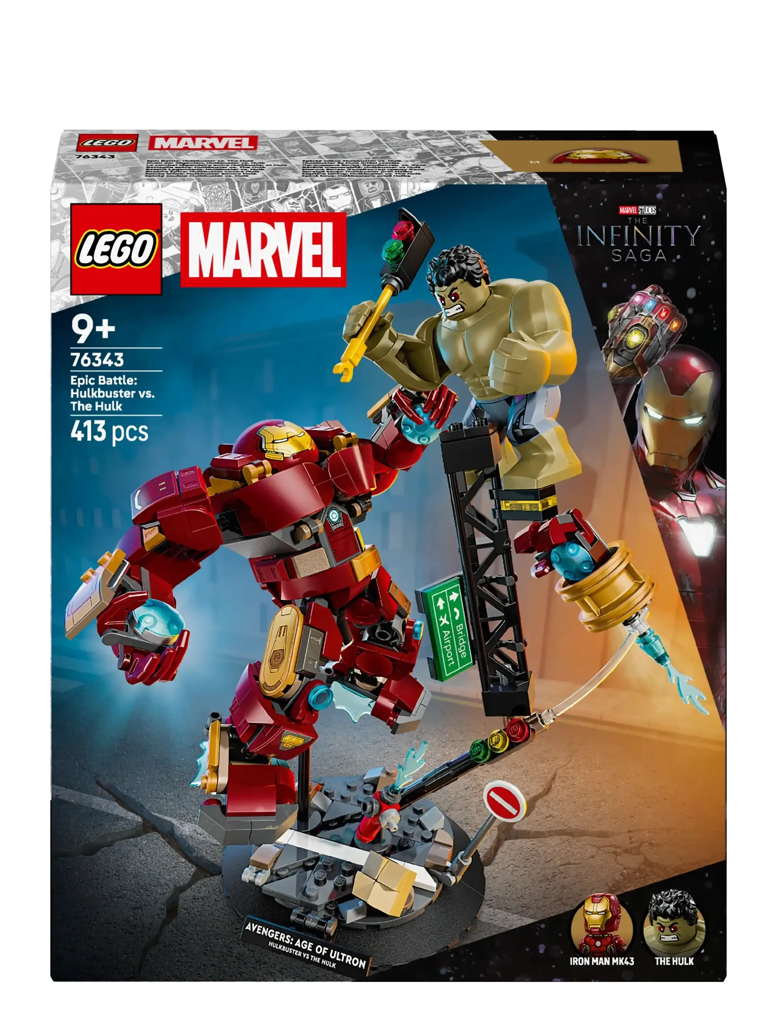 LEGO - Marvel Epic Battle: Hulkbuster vs. The Hulk 76343 - lego super heroes - multi - 5