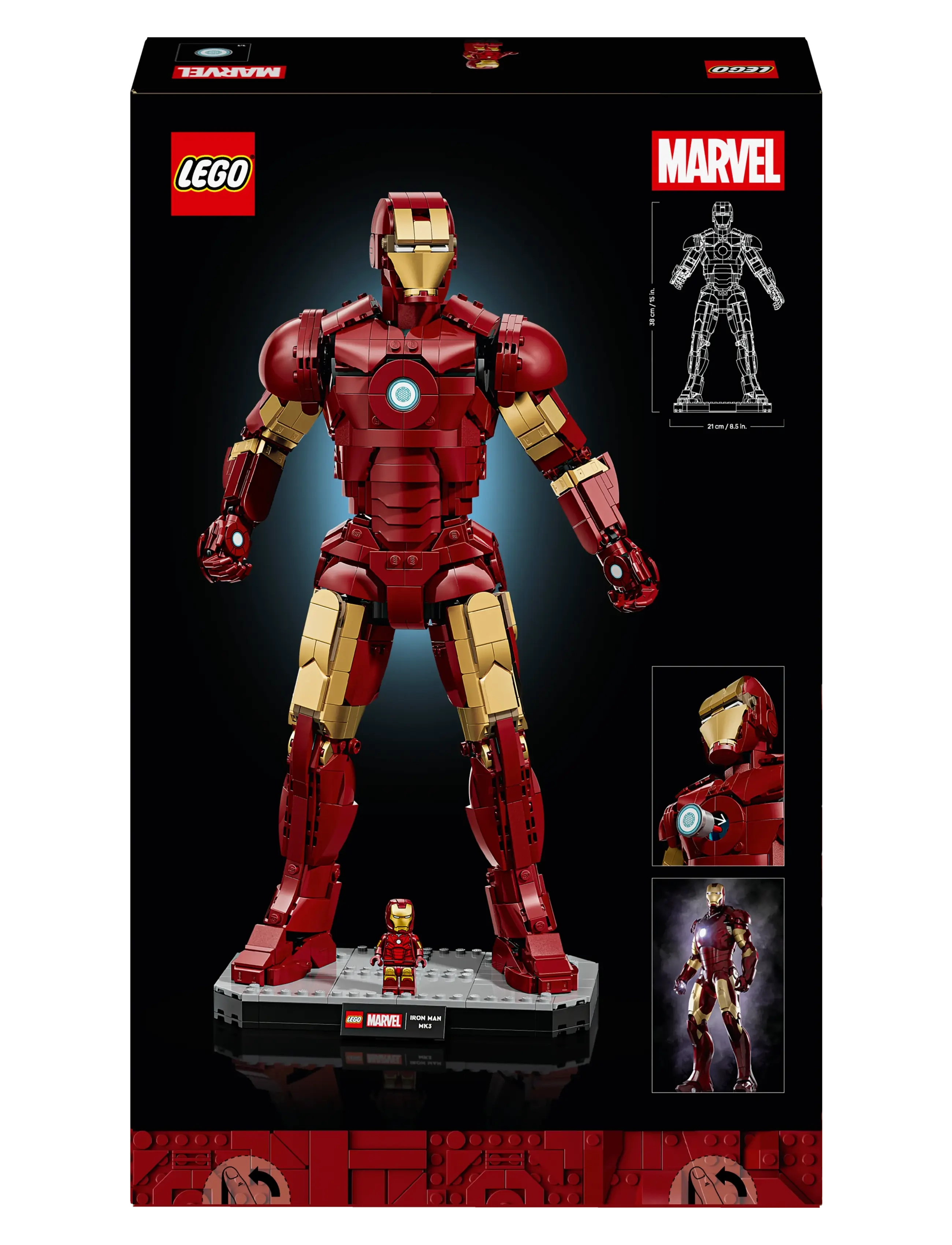 LEGO - Marvel Iron Man Mark 3 Collectors’ Edition 76344 - lego super heroes - multi - 4