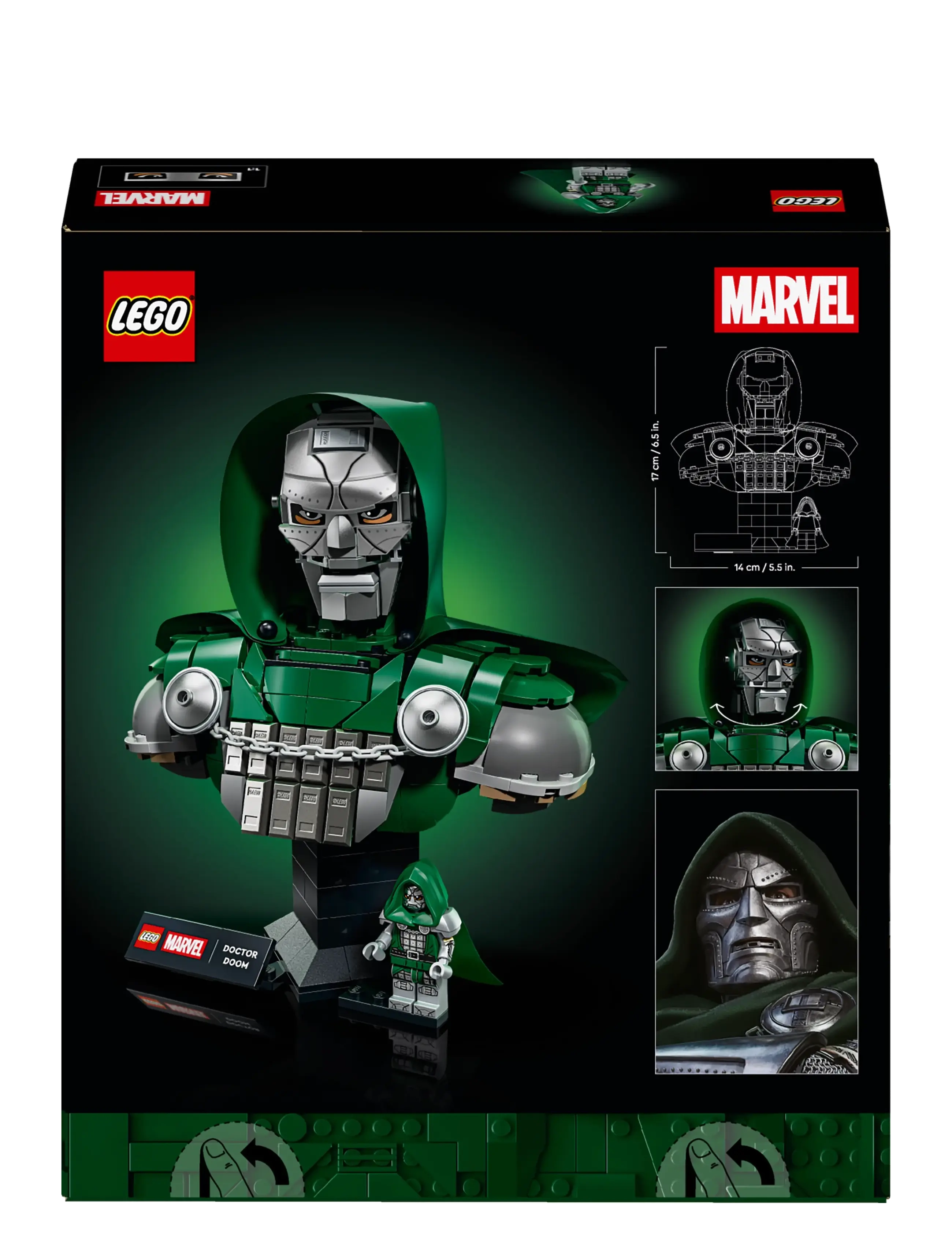 LEGO - Doctor Doom Bust 76345 - lego super heroes - multi - 3