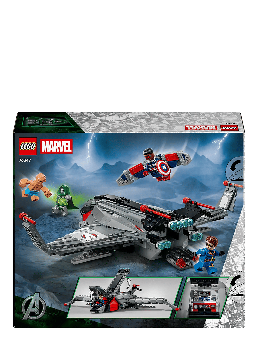 LEGO - Avengers: Doomsday Quinjet 76347 - lego super heroes - multi - 4