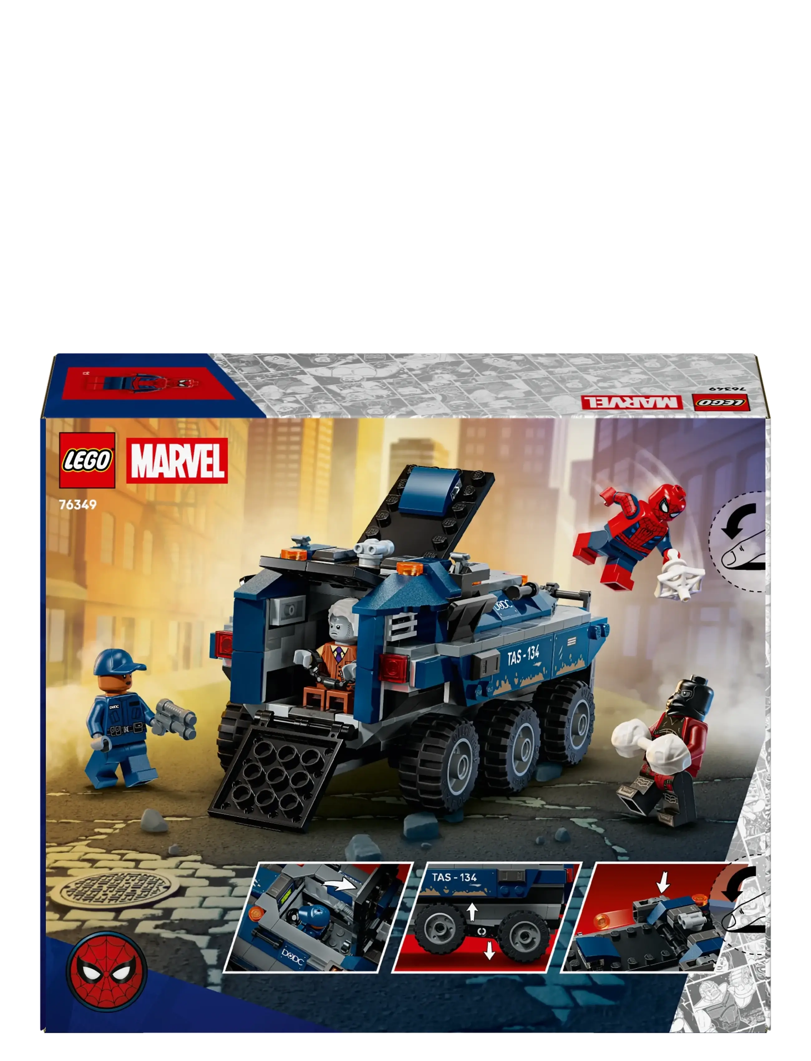 LEGO - Marvel Spider-Man Prison Transport Chase 76349 - lego super heroes - multi - 3