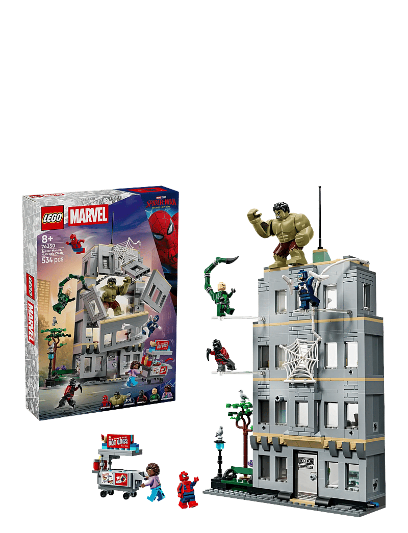 LEGO - Marvel Spider-Man vs. Hulk Epic Clash 76350 - lego super heroes - multi - 0