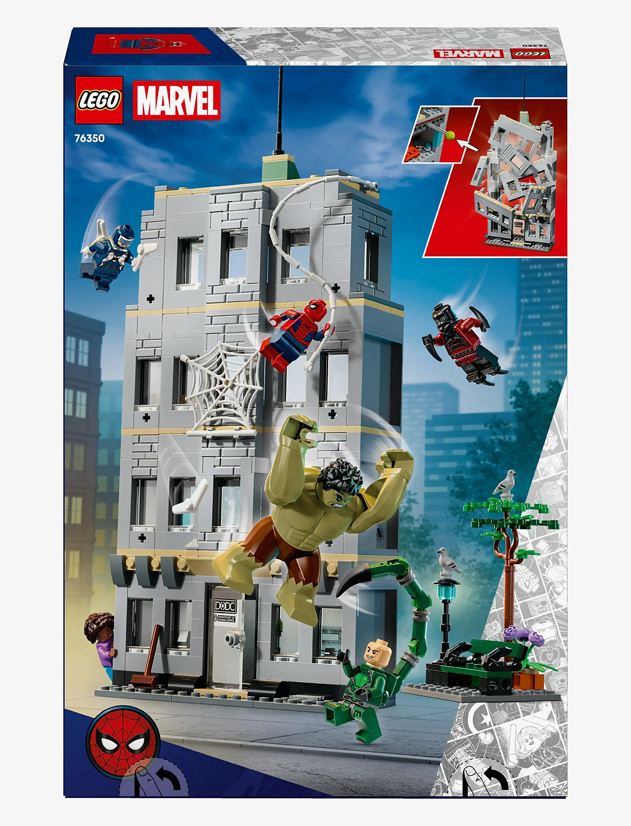 LEGO - Marvel Spider-Man vs. Hulk Epic Clash 76350 - lego super heroes - multi - 3