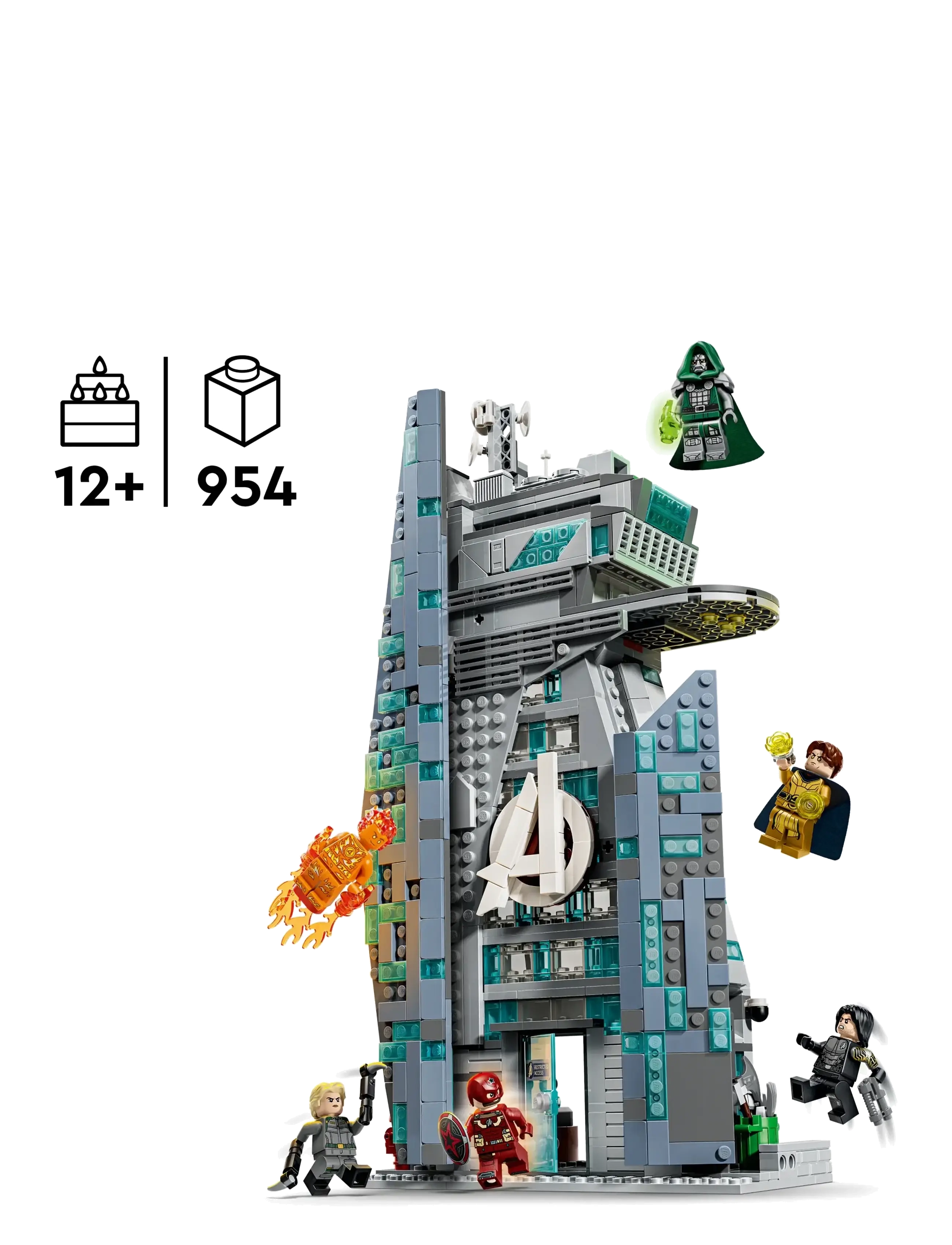 LEGO - Marvel Avengers: Doomsday New Avengers Tower 76352 - lego super heroes - multi - 3