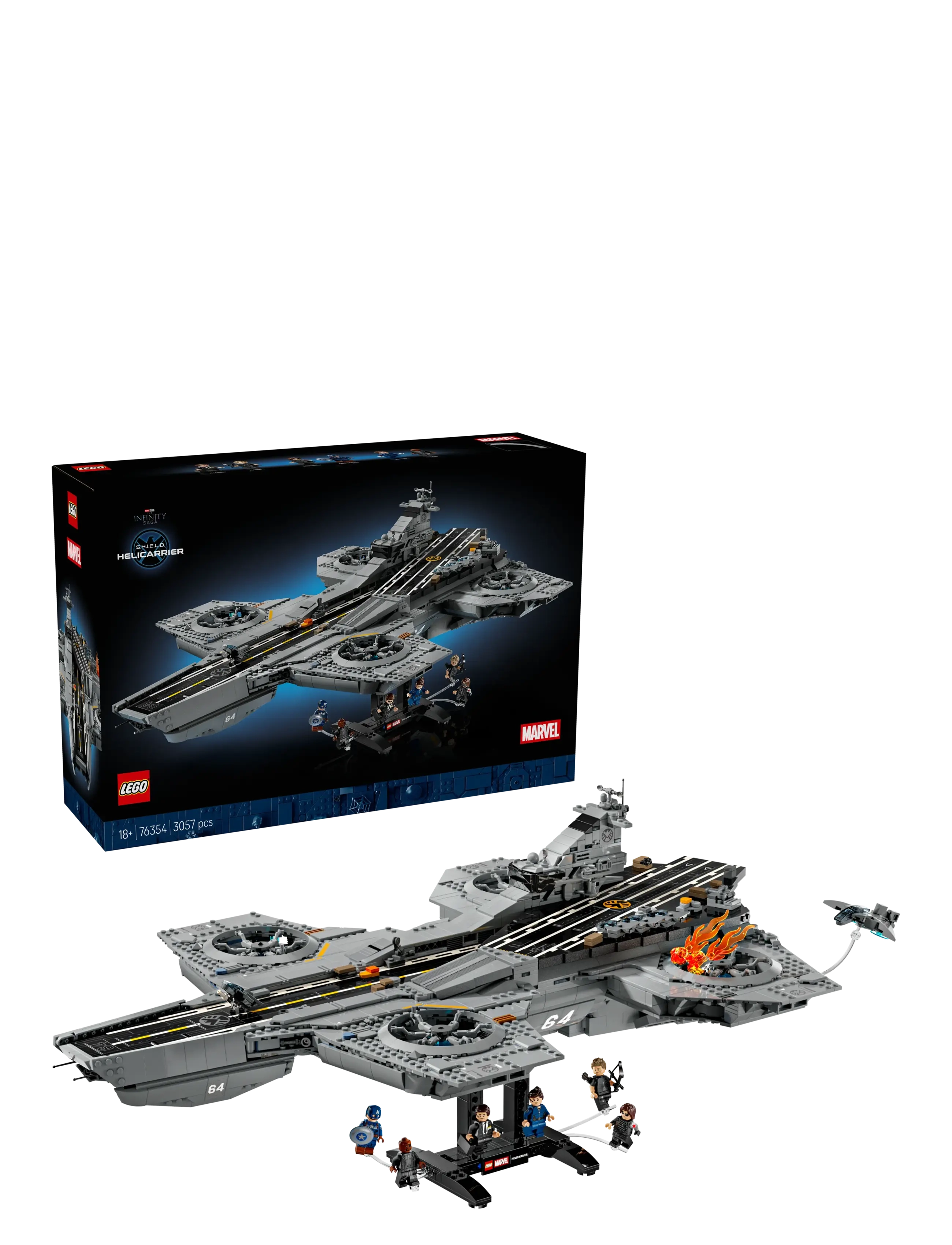 LEGO Marvel S.H.I.E.L.D. Helicarrier Building Set 76354 - Kinder - MULTI / grey