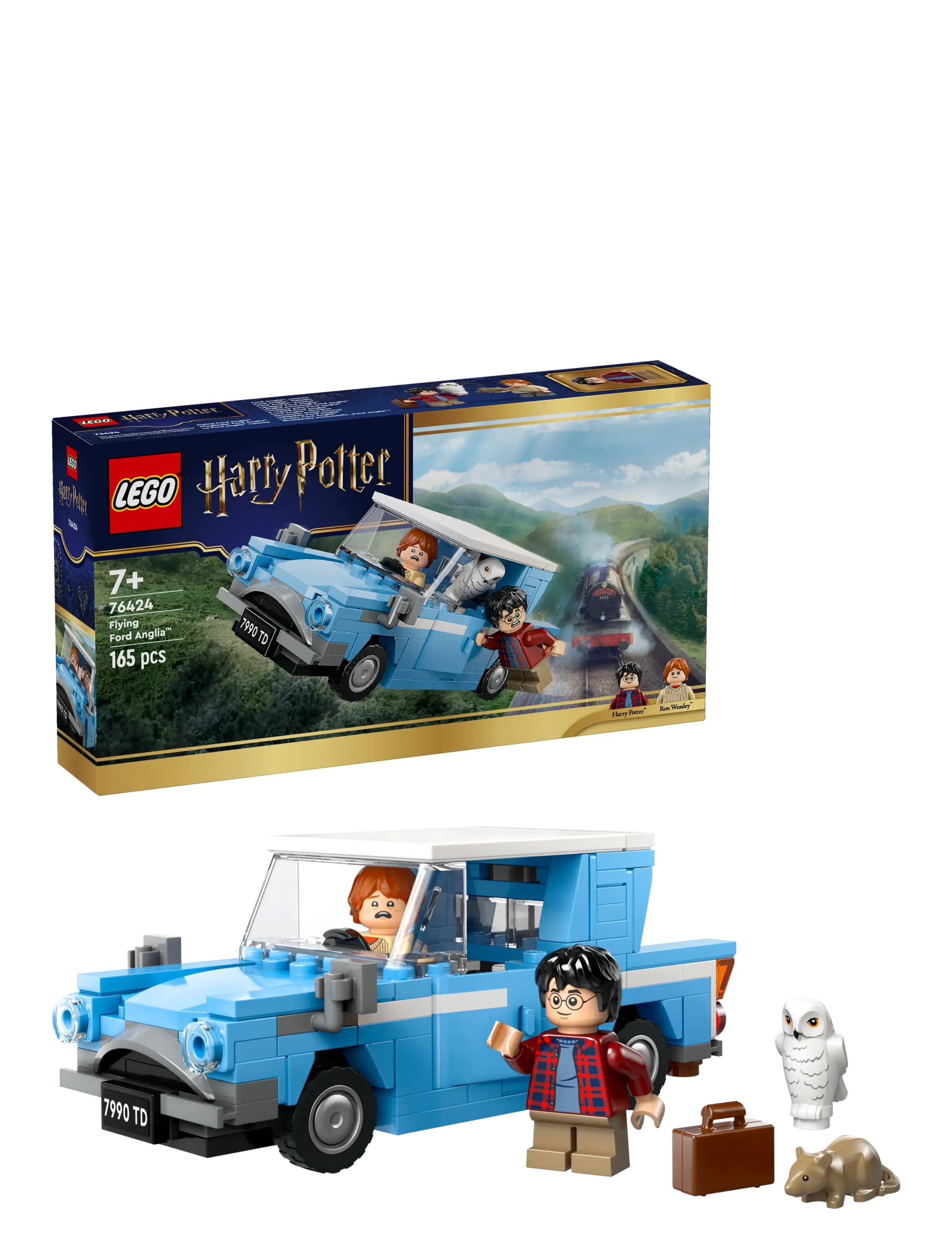 LEGO Flyvende Ford Anglia 76424 Patterned - One Size - Kinder