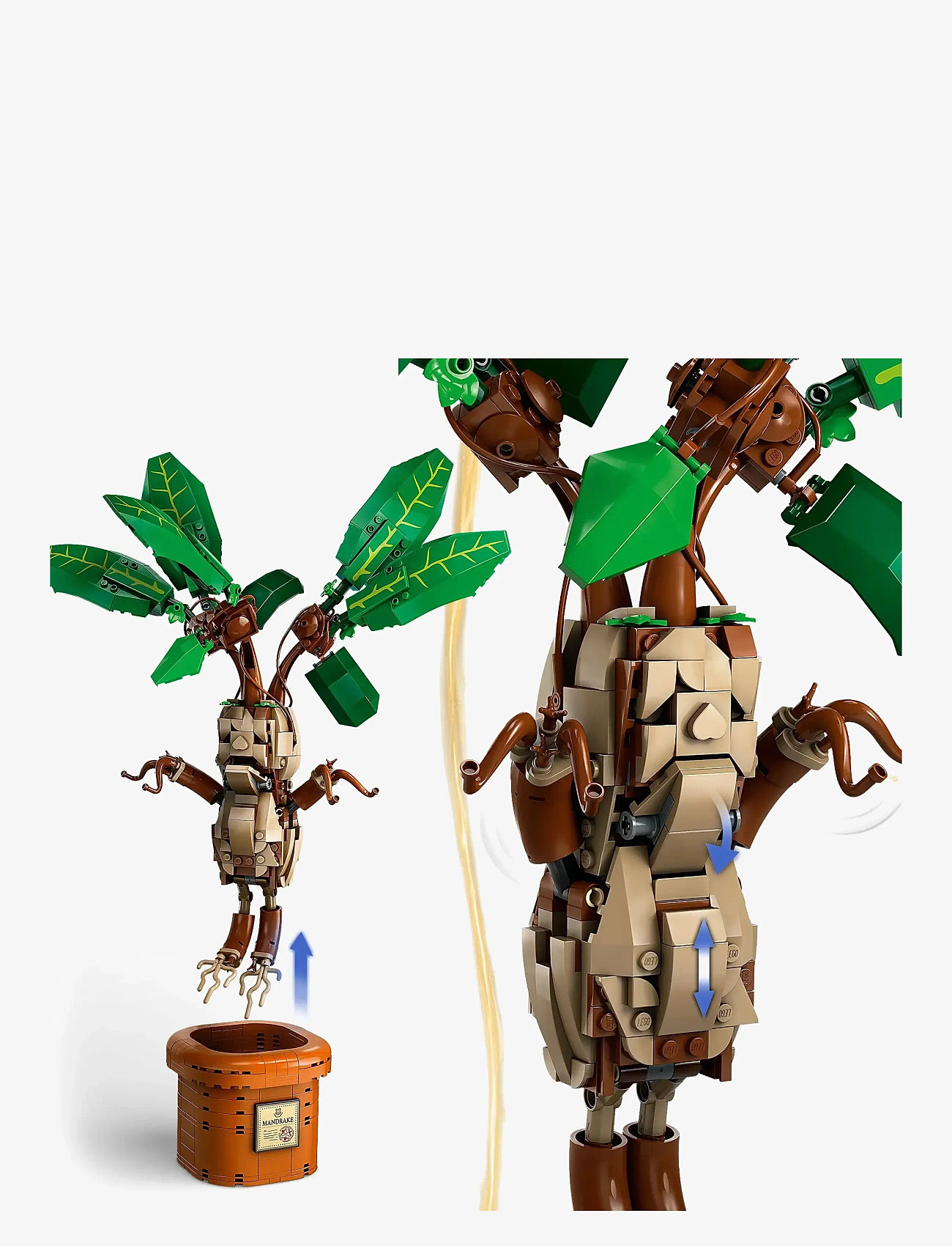 LEGO - Harry Mandrake Plant Toy, Magical Gift 76433 - lego harry potter™ - multi - 4