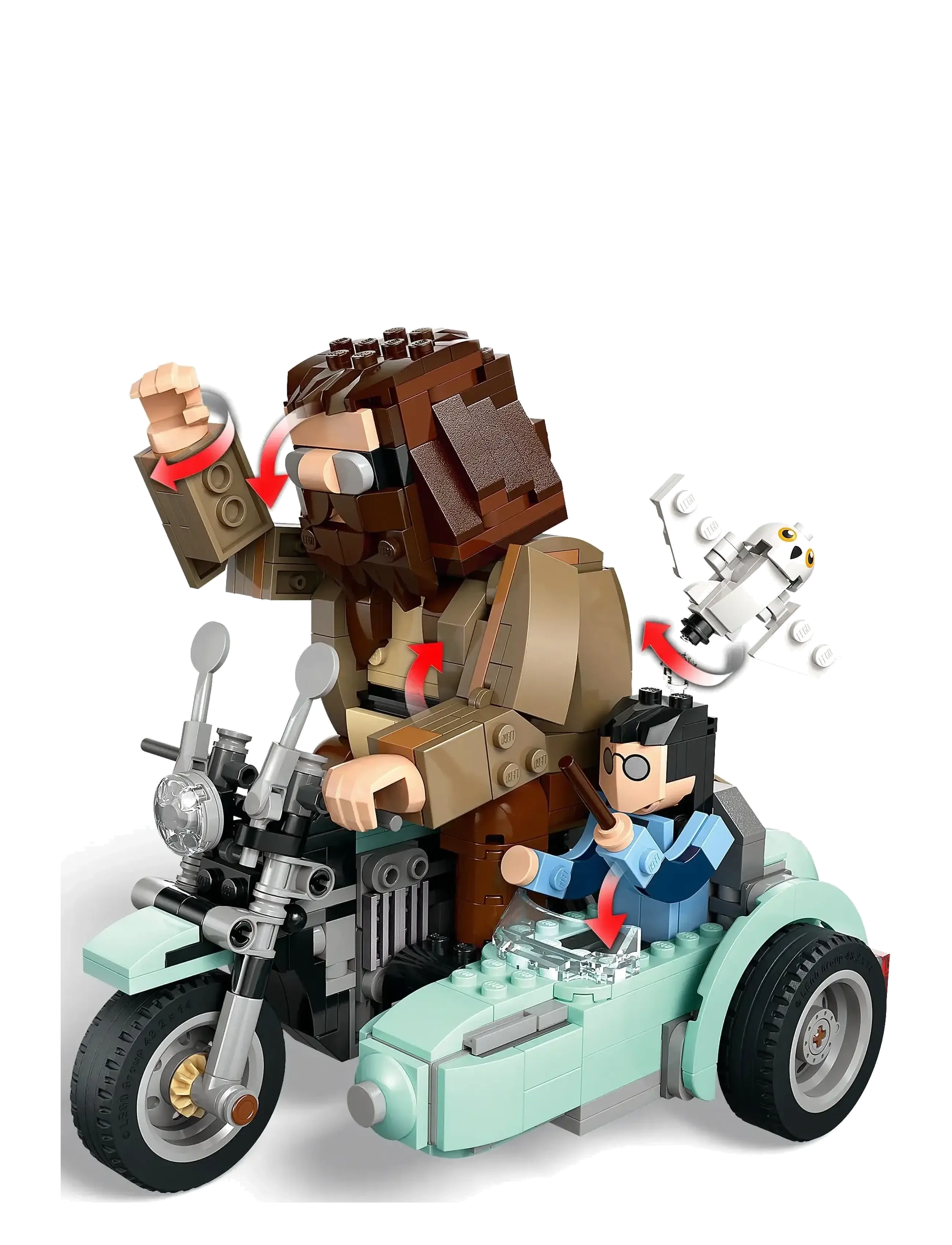 LEGO - Hagrids och Harrys motorcykeltur 76443 - multi - 3