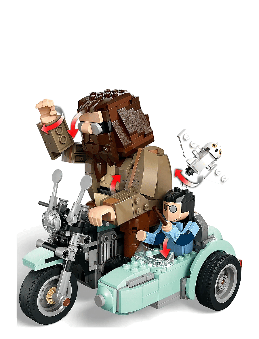 LEGO - Harry Hagrid™ & Harry’s Motorcycle Ride, Magical Toy 76443 - lego harry potter™ - multi - 3