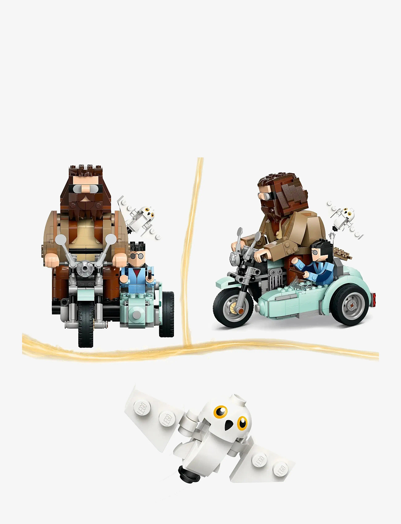 LEGO - Harry Hagrid™ & Harry’s Motorcycle Ride, Magical Toy 76443 - lego harry potter™ - multi - 4