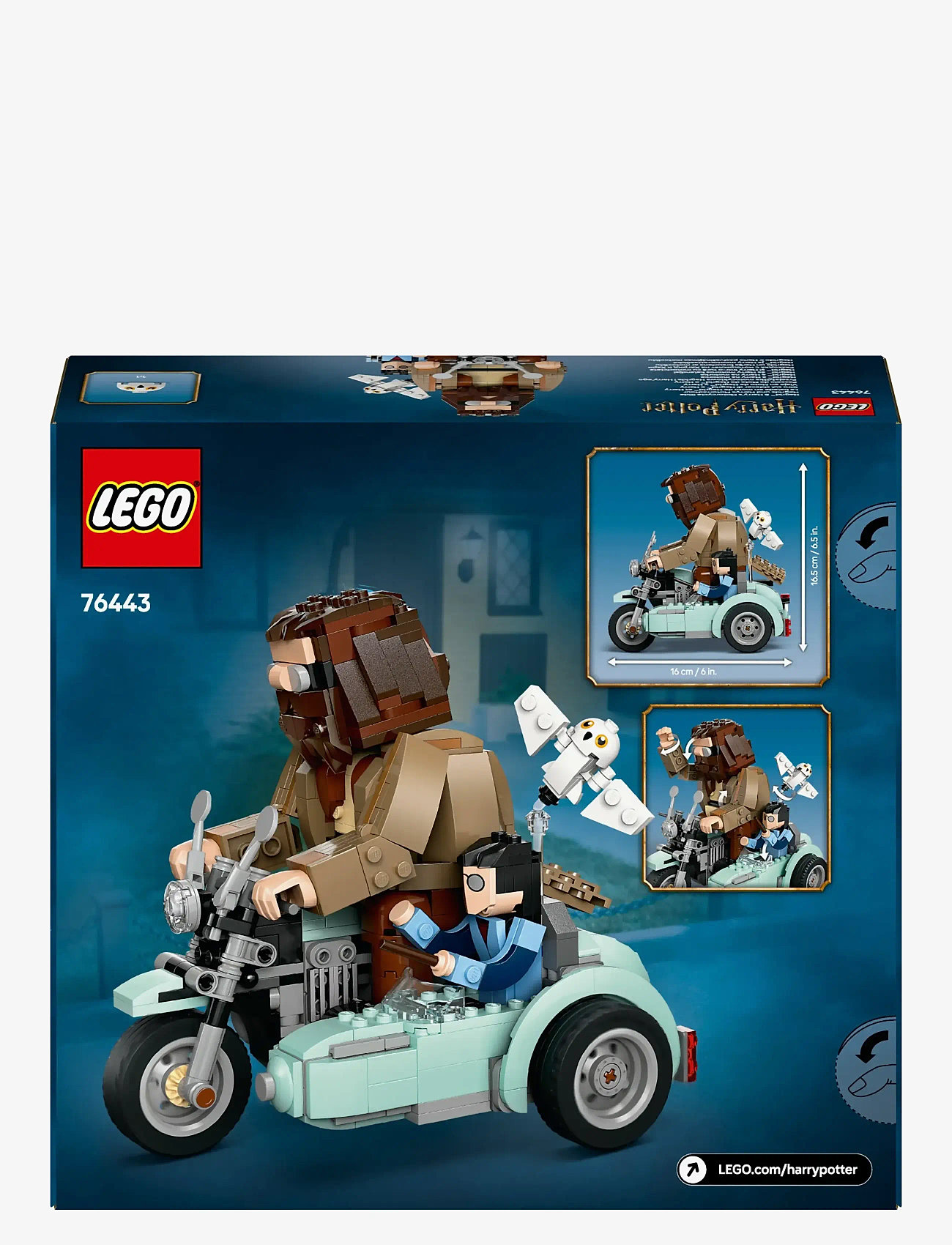 LEGO Harry Hagrid™ & Harry's Motorcycle Ride, Magical Toy 76443