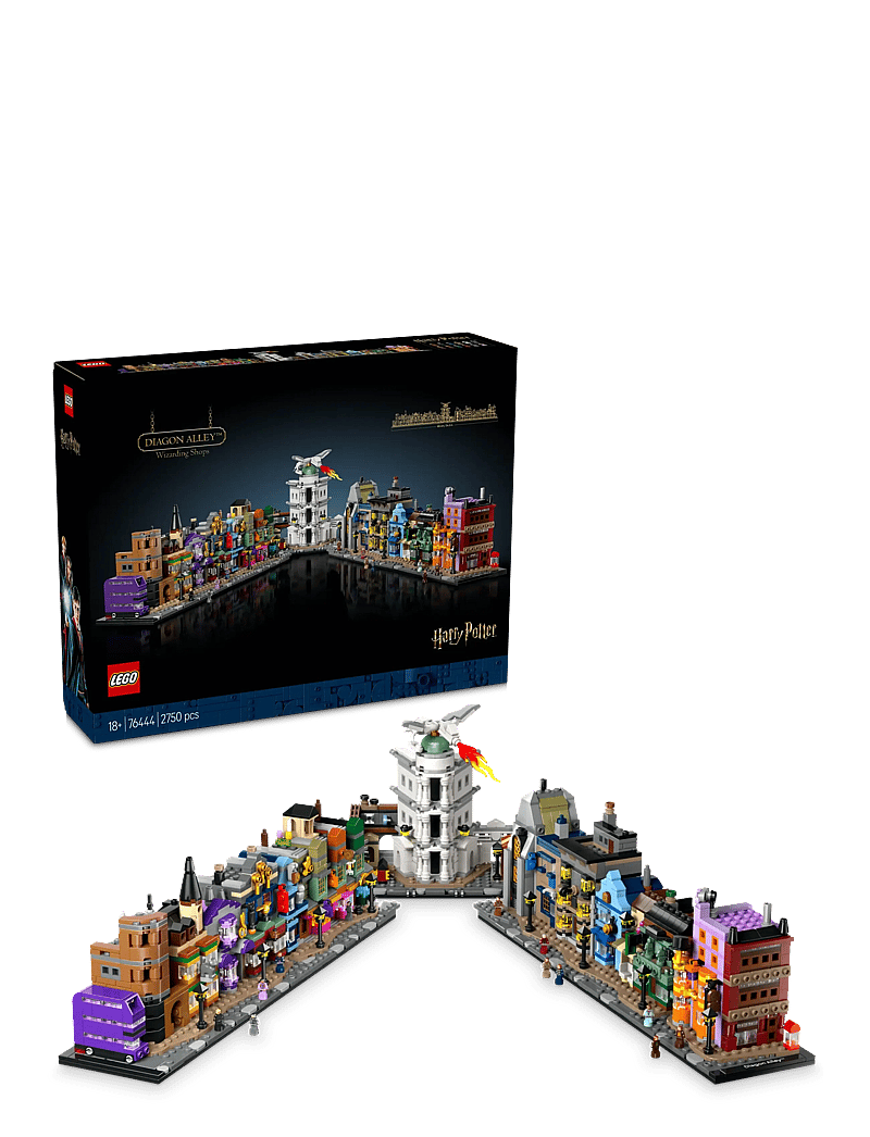 LEGO - Harry Diagon Wizarding Shops, Wizard Set for Adults 76444 - lego adults welcome - multi - 0