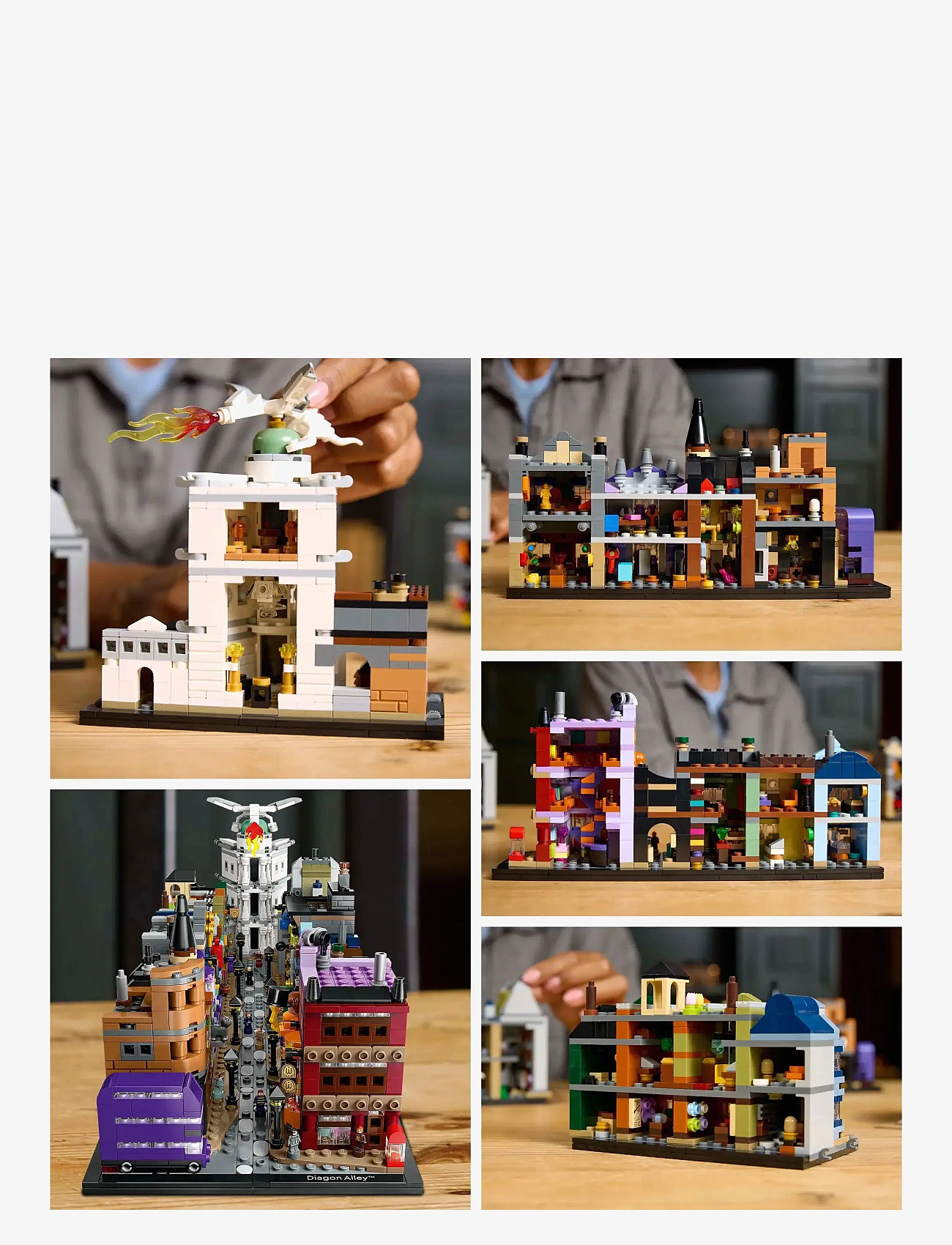 LEGO - Harry Diagon Wizarding Shops, Wizard Set for Adults 76444 - lego adults welcome - multi - 4