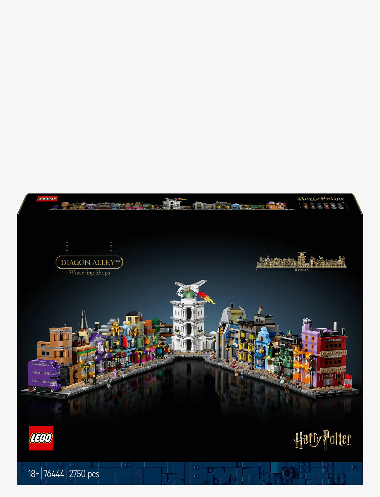 LEGO - Harry Diagon Wizarding Shops, Wizard Set for Adults 76444 - lego adults welcome - multi - 5