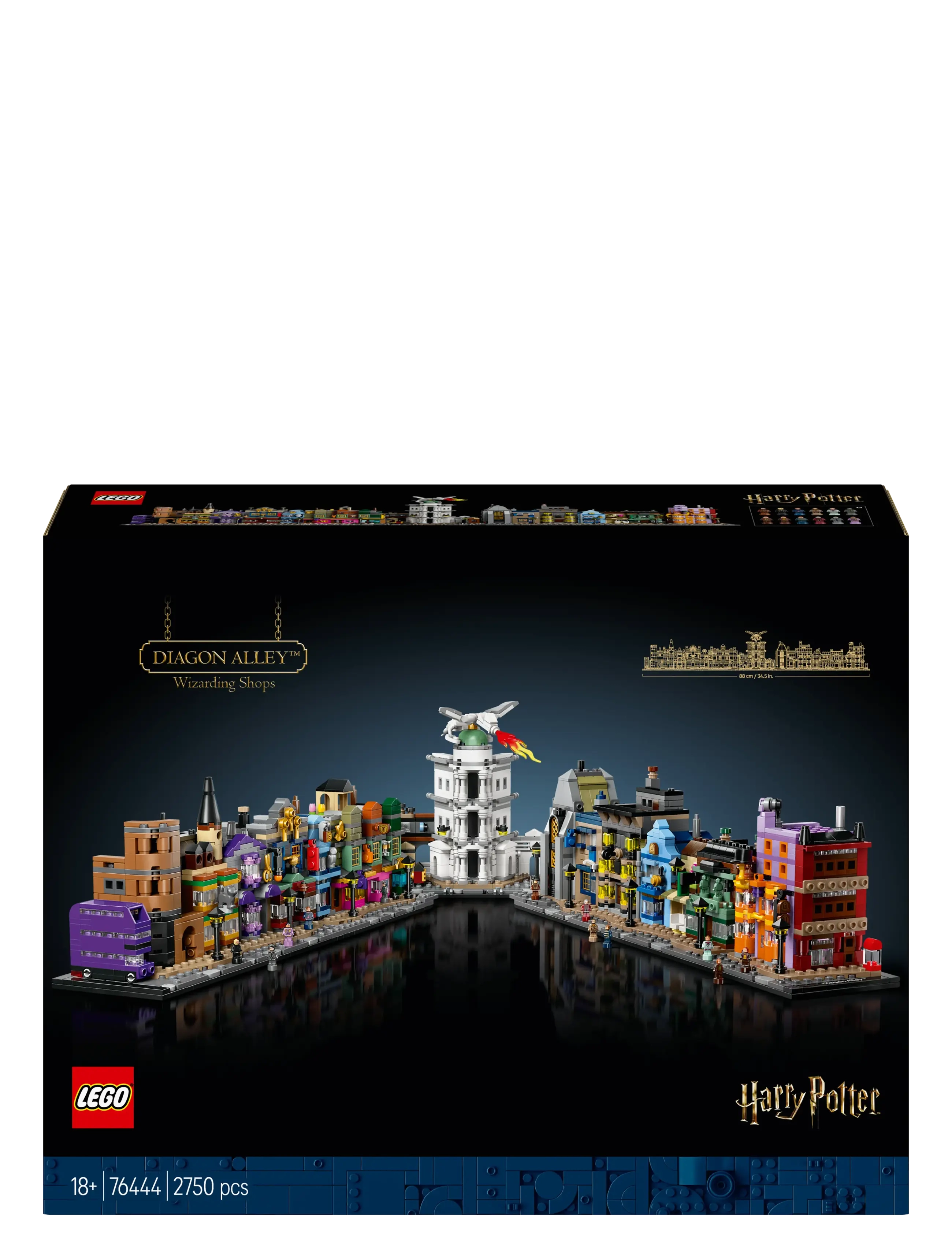 LEGO - Harry Diagon Wizarding Shops, Wizard Set for Adults 76444 - lego adults welcome - multi - 5
