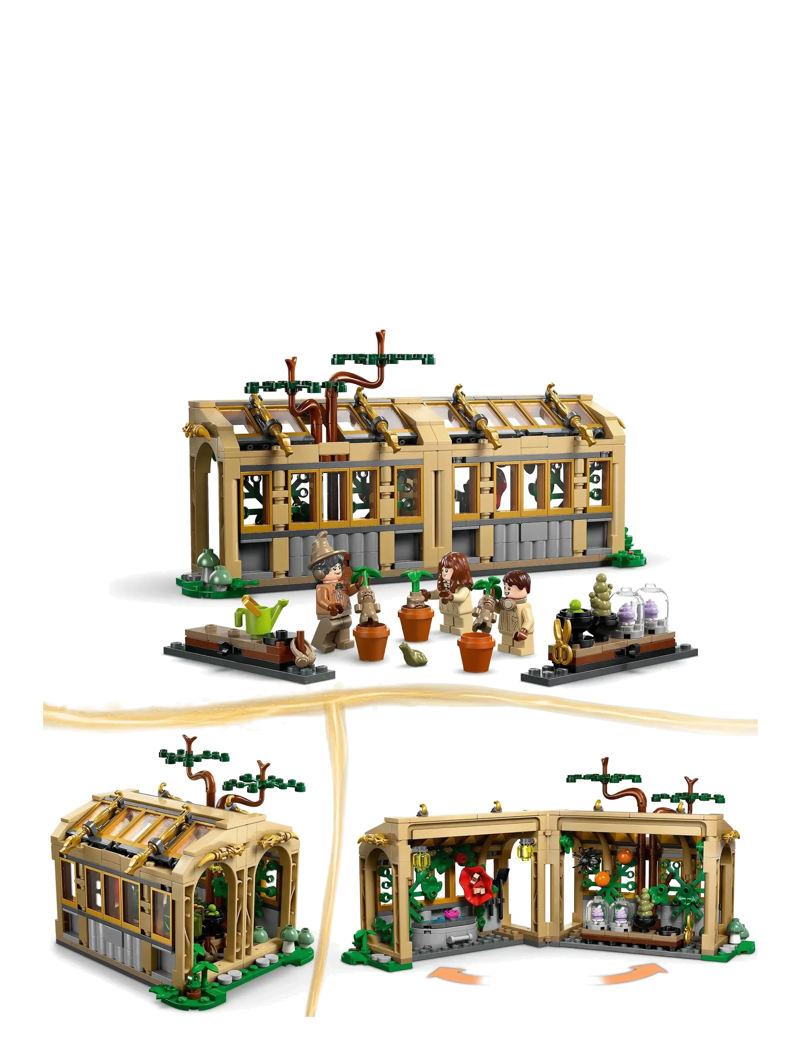 LEGO - Harry Castle: Herbology Class, Wizard Gift 76445 - lego harry potter™ - multi - 4