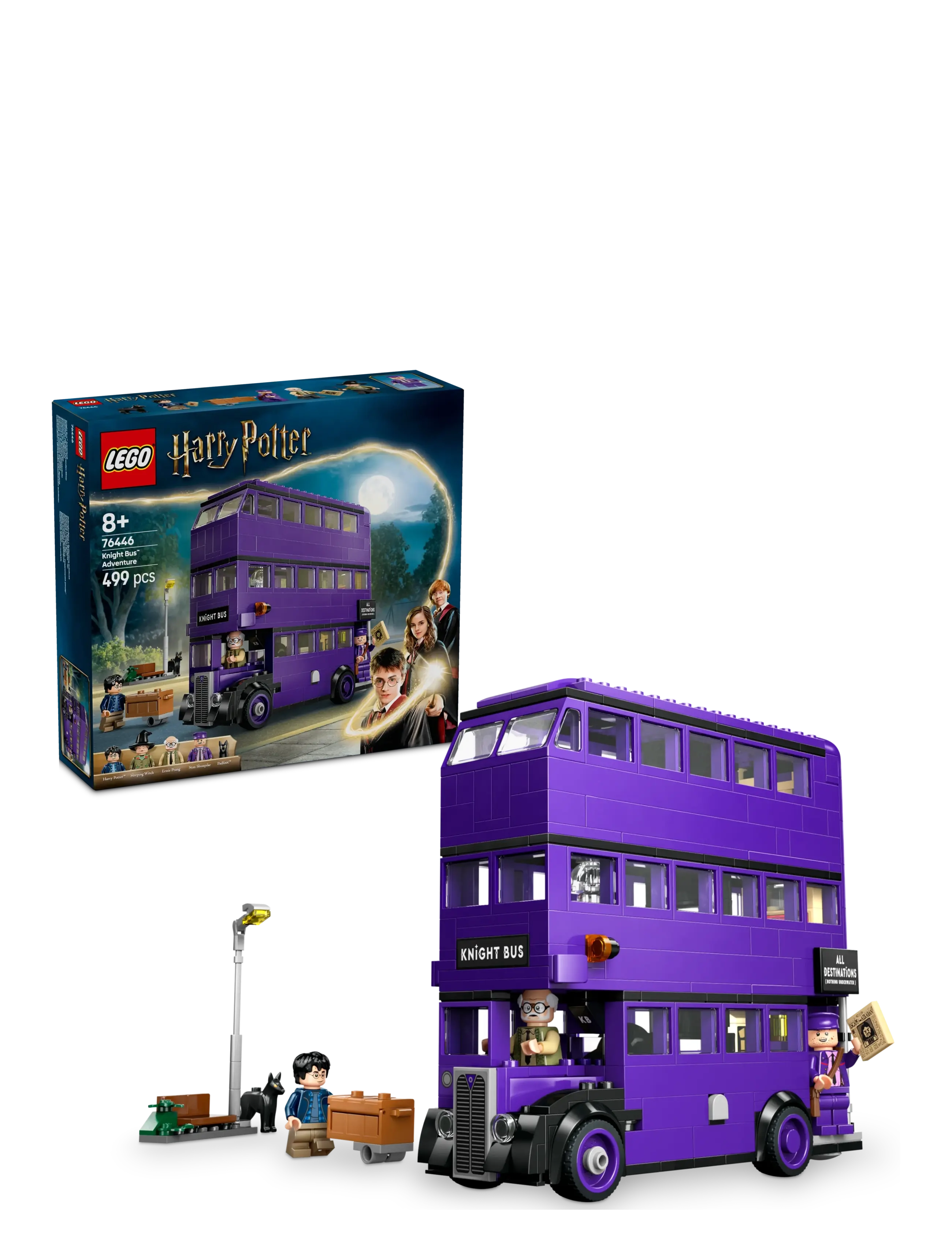 LEGO Eventyr Med Natbussen, One Size, Lego Spielzeug, Lila - harry Potter, Kinder