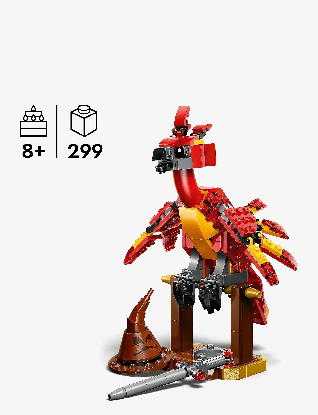 LEGO - Fawkes™: Dumbledoren feenikslintu 76448 - lego harry potter™ - multi - 1