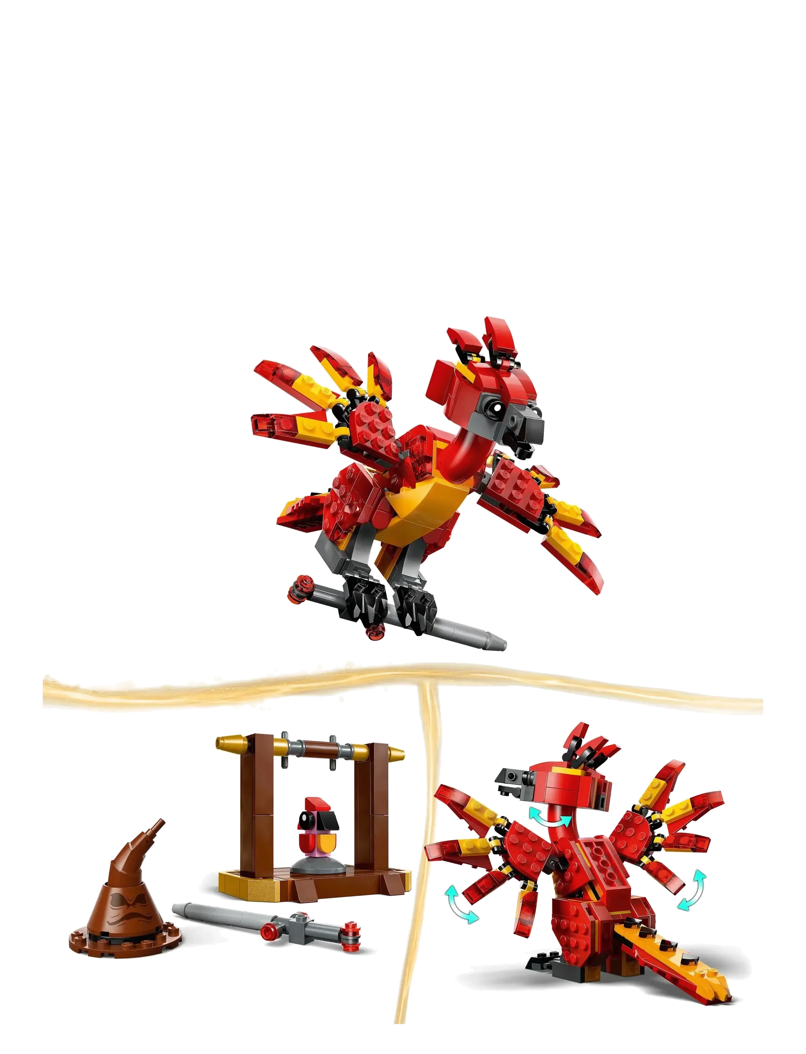 LEGO - Harry Fawkes™: Dumbledore’s Phoenix Toy 76448 - lego harry potter™ - multi - 3