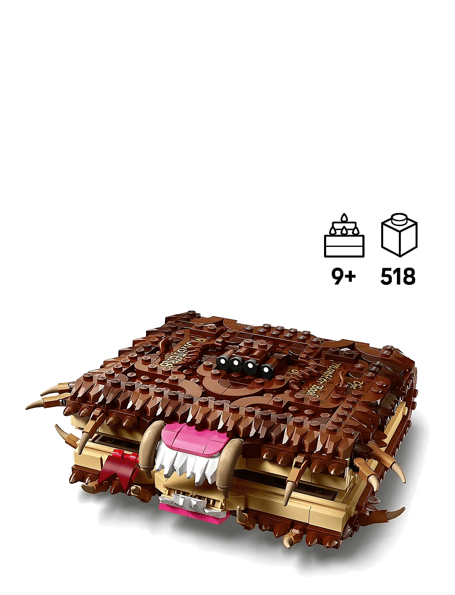 LEGO - Harry Chomping Monster Book of Monsters, Wizard Toy 76449 - lego harry potter™ - multi - 1