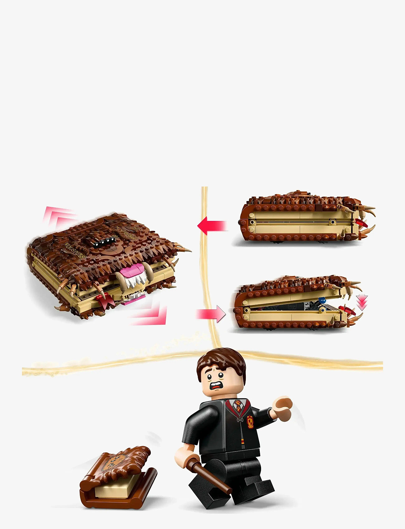 LEGO - Harry Chomping Monster Book of Monsters, Wizard Toy 76449 - multi - 5