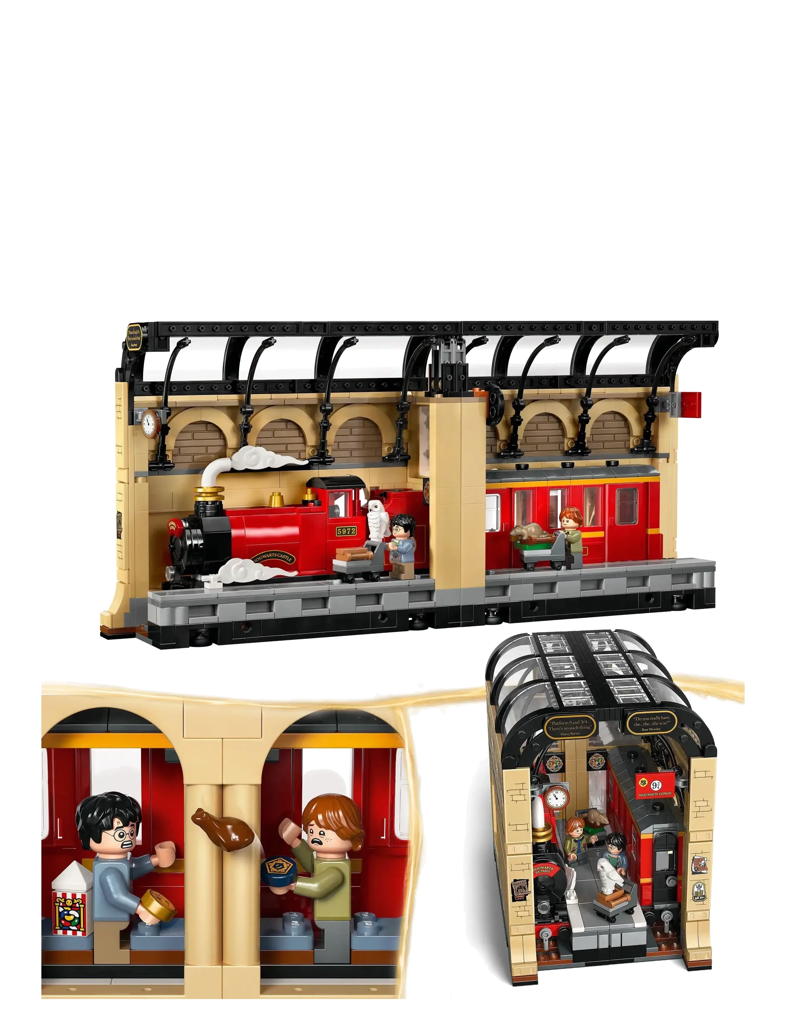 LEGO - Harry Book Nook: Express, Magical Toy 76450 - lego harry potter™ - multi - 3