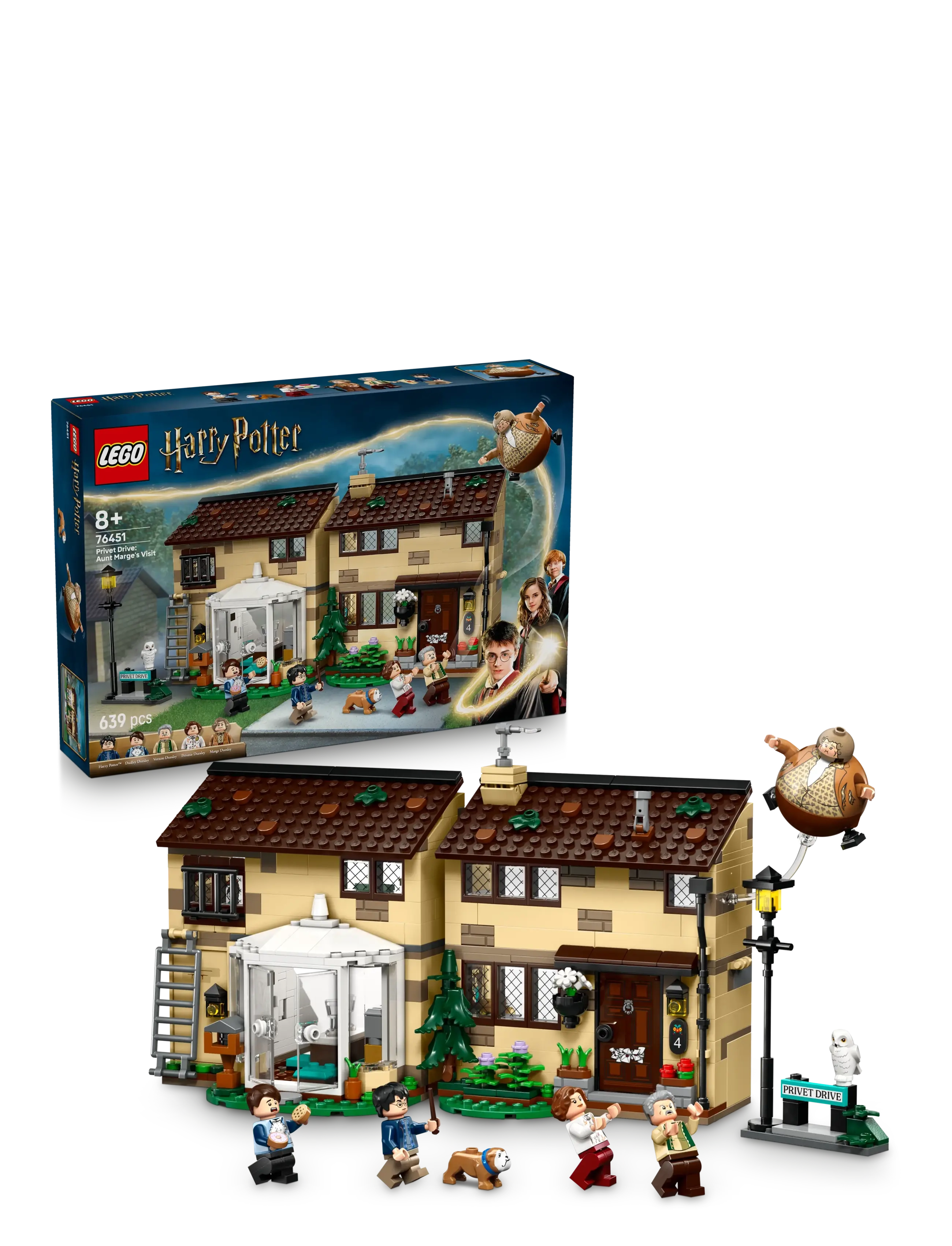 LEGO Ligustervænget: Tante Marges Besøg 76451, One Size, Lego Spielzeug, Mehrfarbig/gemustert - harry Potter, Kinder