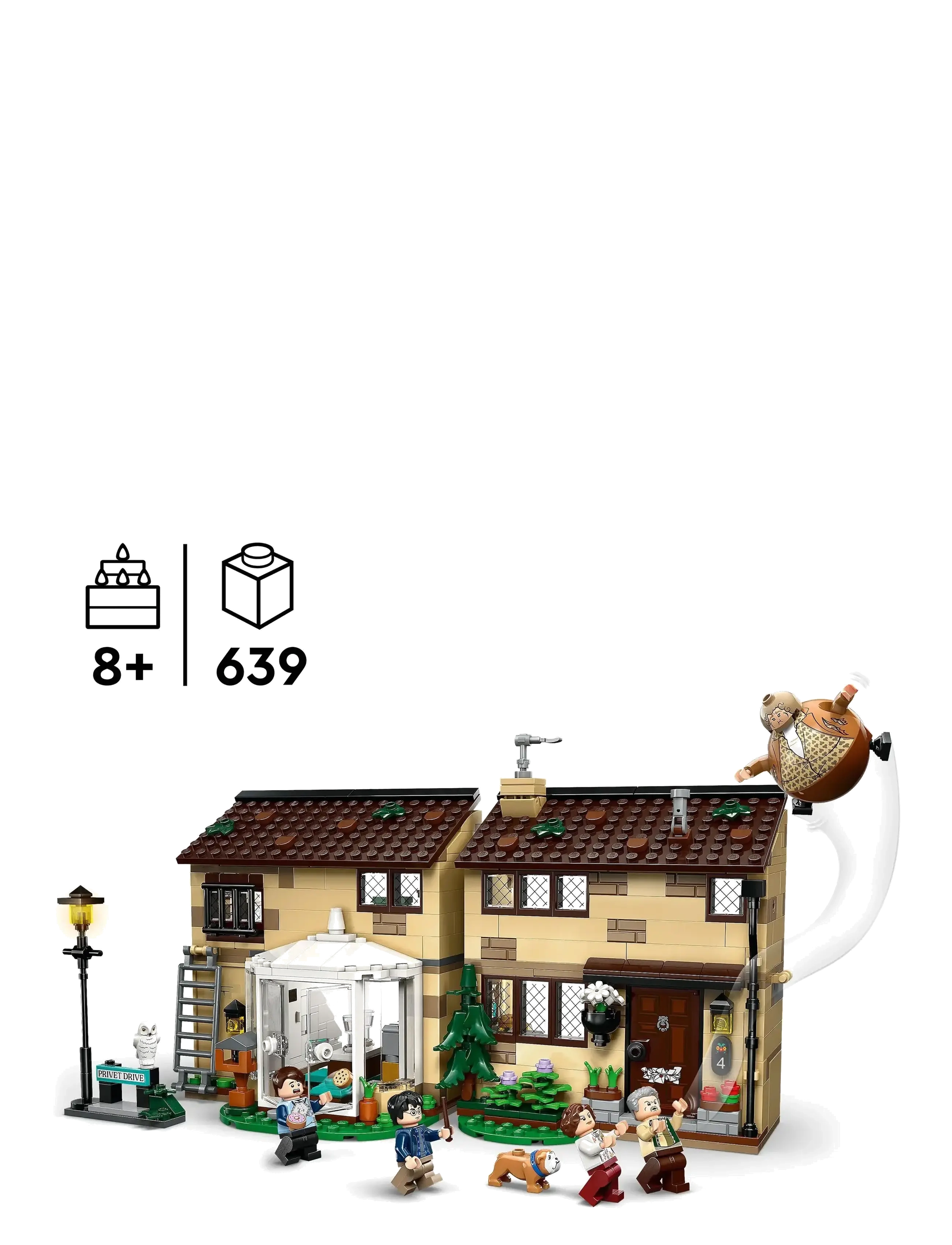 LEGO - Harry Privet Drive: Aunt Marge’s Visit, Buildable House 76451 - lego harry potter™ - multi - 1