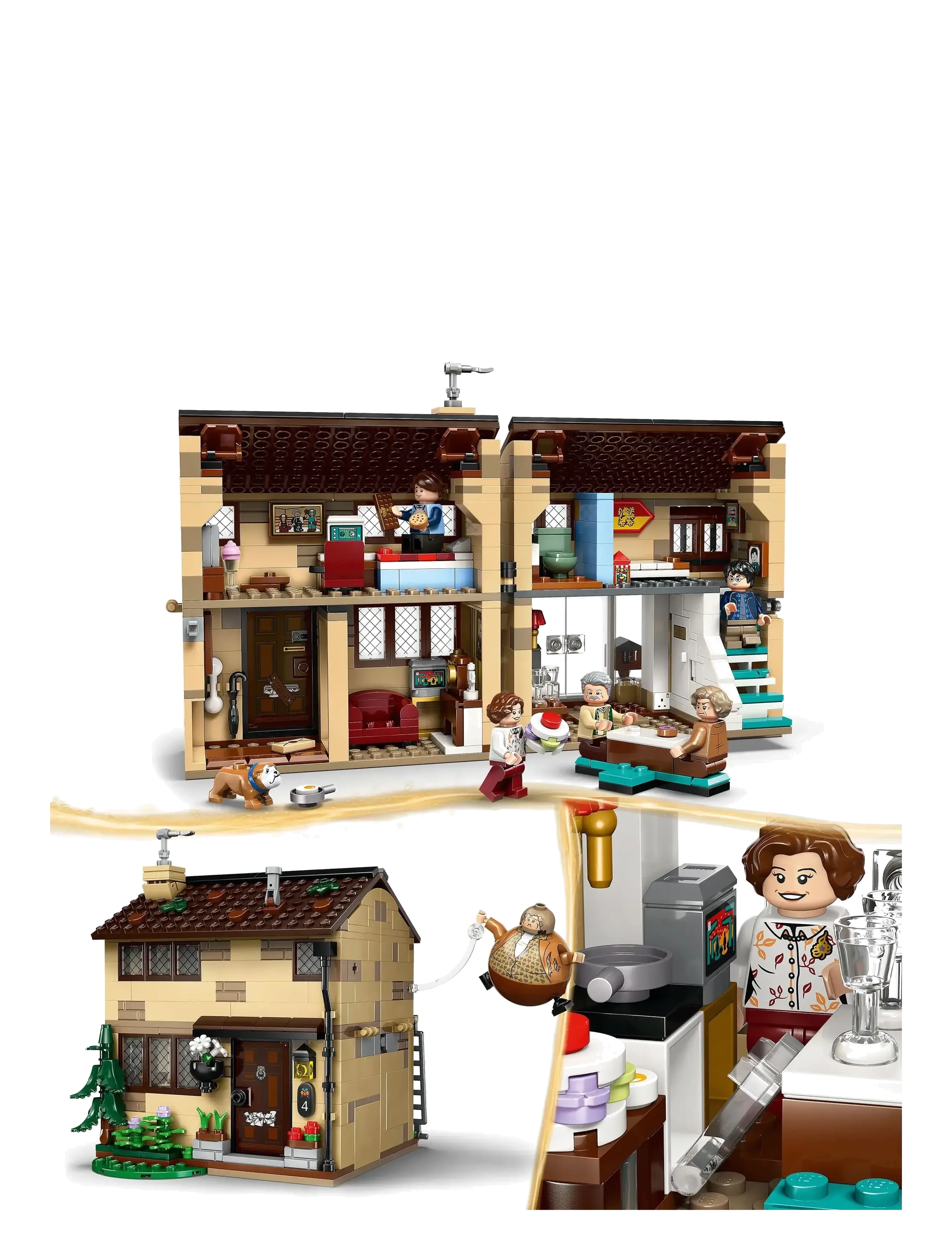 LEGO - Harry Privet Drive: Aunt Marge’s Visit, Buildable House 76451 - lego harry potter™ - multi - 3