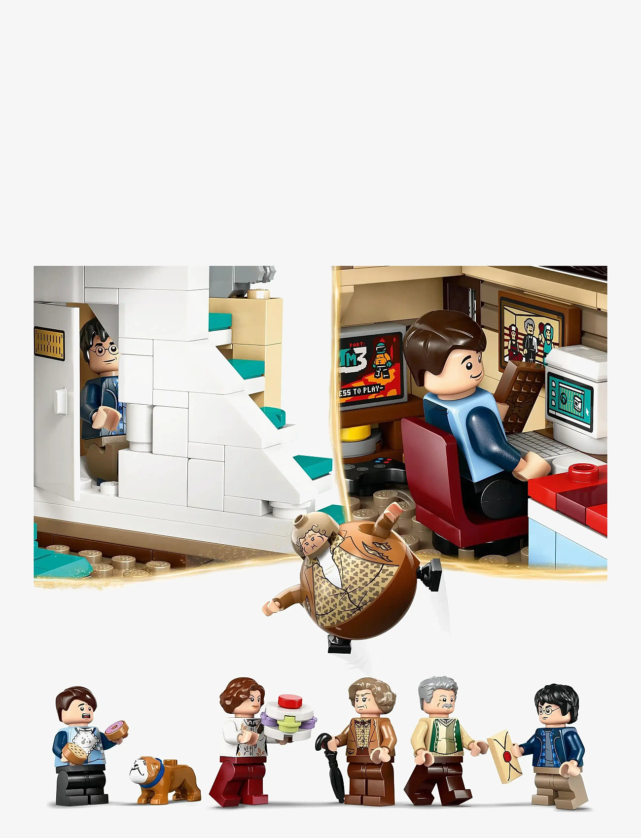 LEGO - Harry Privet Drive: Aunt Marge’s Visit, Buildable House 76451 - lego harry potter™ - multi - 4