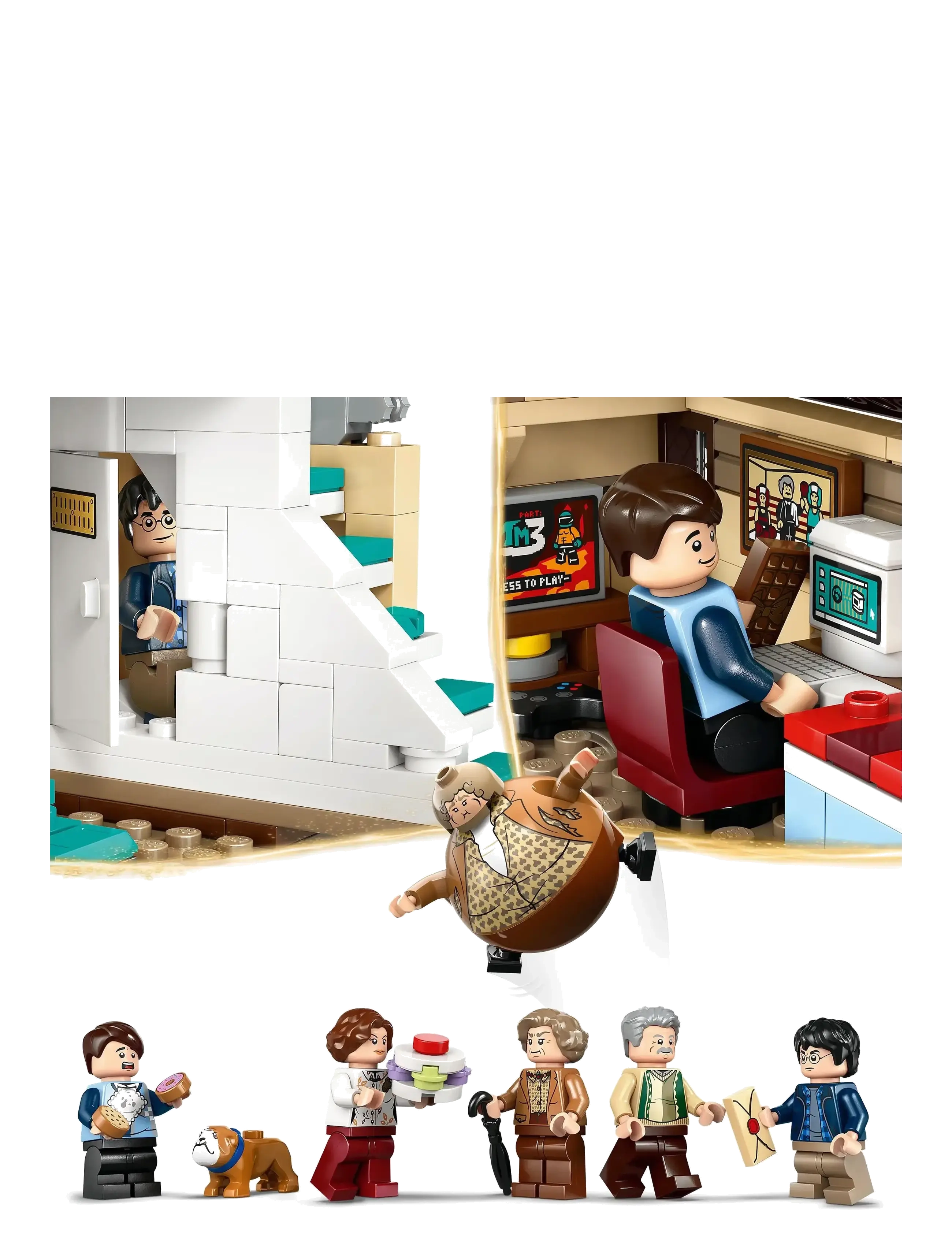 LEGO - Harry Privet Drive: Aunt Marge’s Visit, Buildable House 76451 - lego harry potter™ - multi - 4