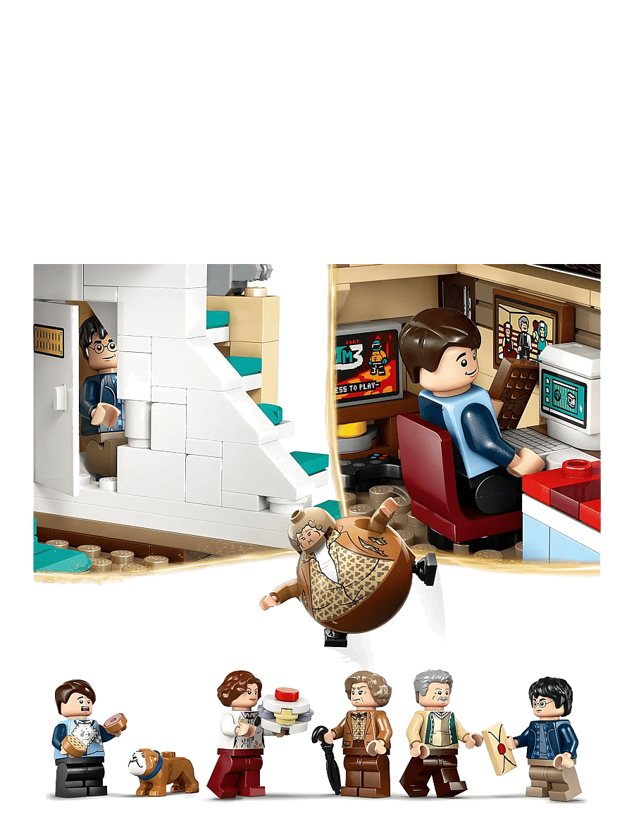 LEGO - Harry Privet Drive: Aunt Marge’s Visit, Buildable House 76451 - lego harry potter™ - multi - 4