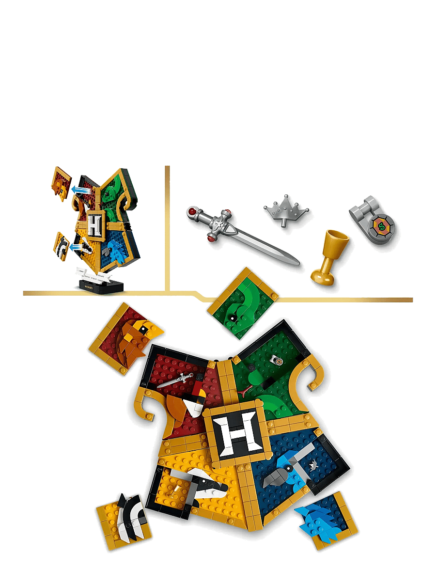 LEGO - Hogwarts™-våbenskjold 76462 - lego harry potter™ - multi - 4