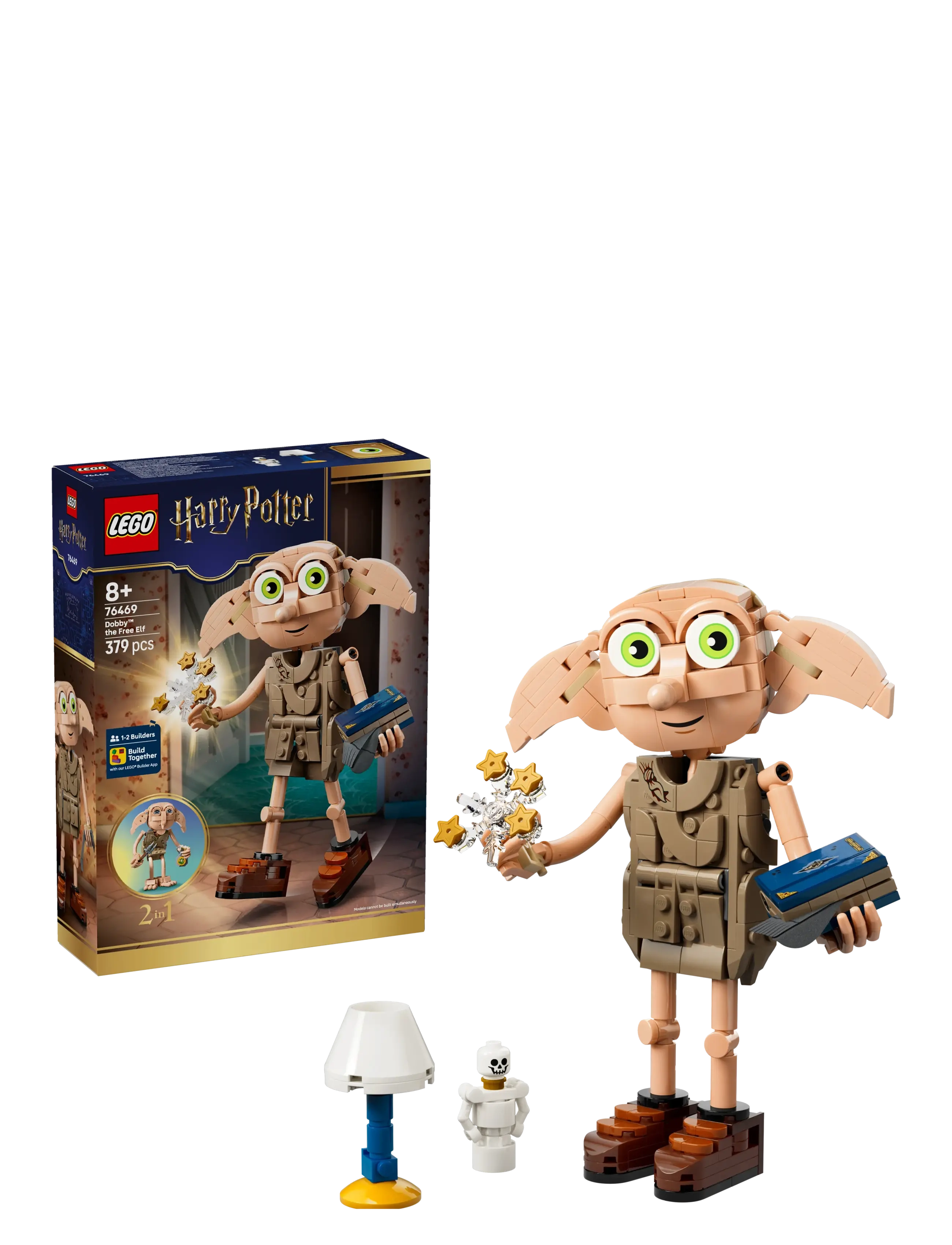 LEGO Dobby Den Frie Husalf 76469, One Size, Lego Spielzeug, Beige - harry Potter, Kinder