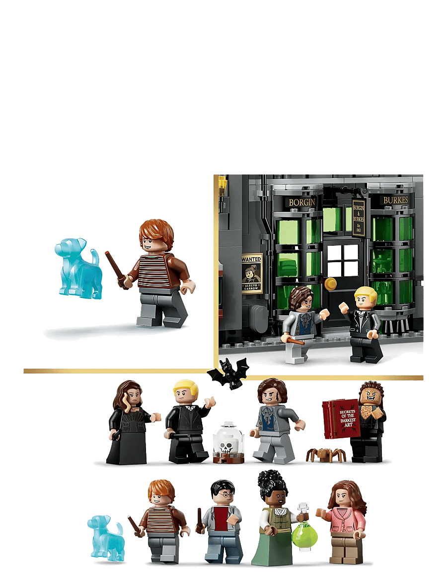LEGO - Tusmørkegydens troldmandsbutikker 76471 - lego harry potter™ - multi - 4