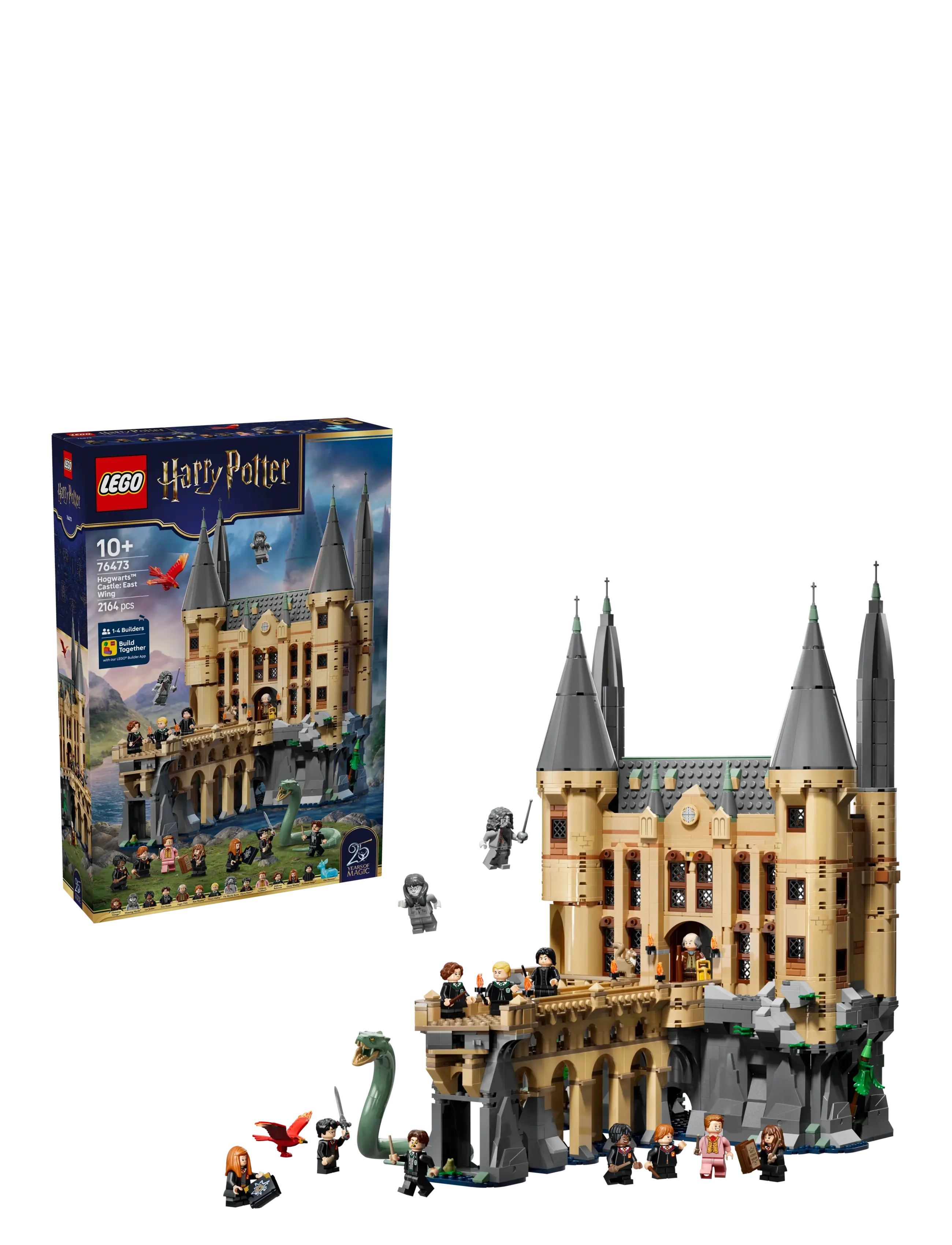 LEGO Hogwarts -Slottet: Østfløjen 76473, One Size, Lego Spielzeug, Grau - harry Potter, Kinder
