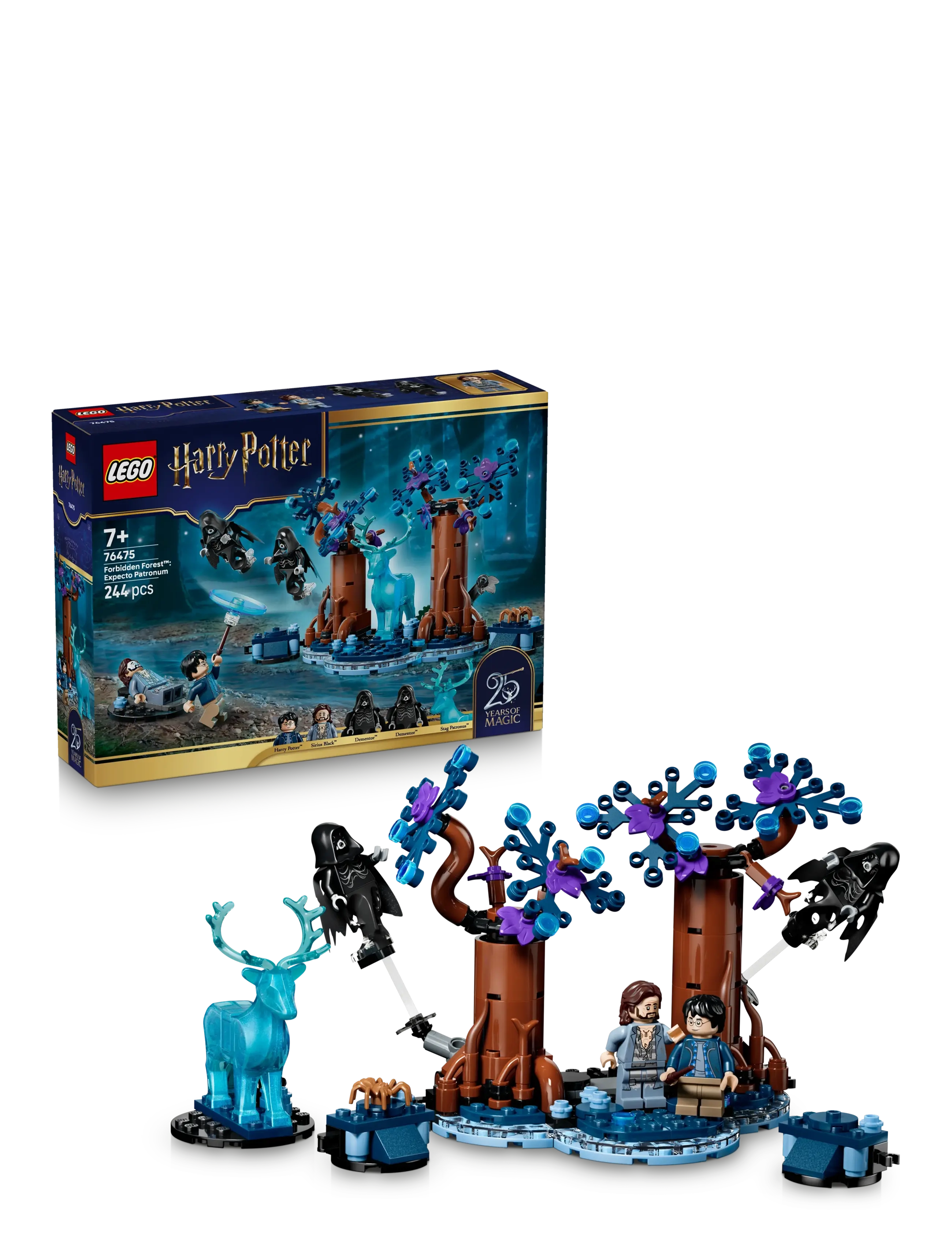 LEGO Den Forbudte Skov: Expecto Patronum 76475, One Size, Blue, Lego Legetøj > Lego harry Potter, Børn